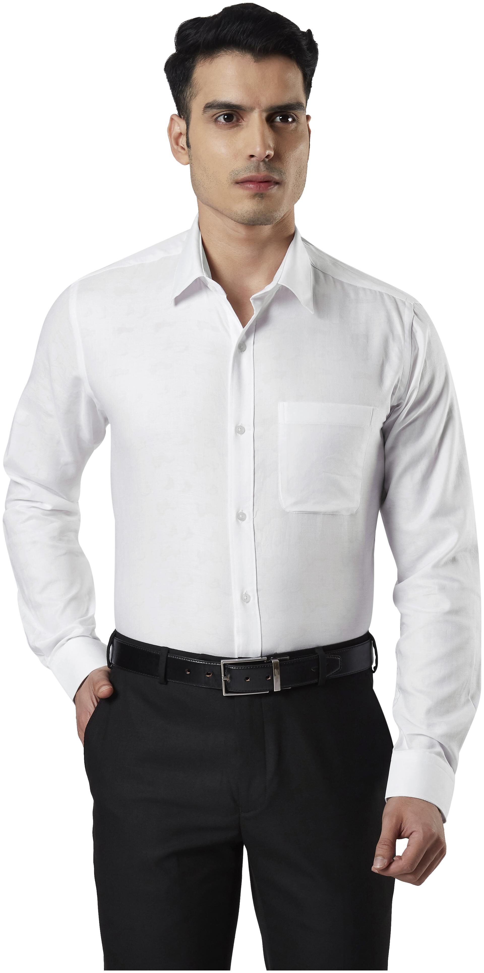 

Raymond Men Slim fit Formal Shirt - White