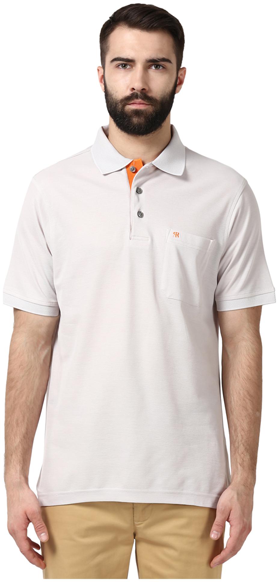 

Raymond Men s Regular Fit T-Shirt - Grey