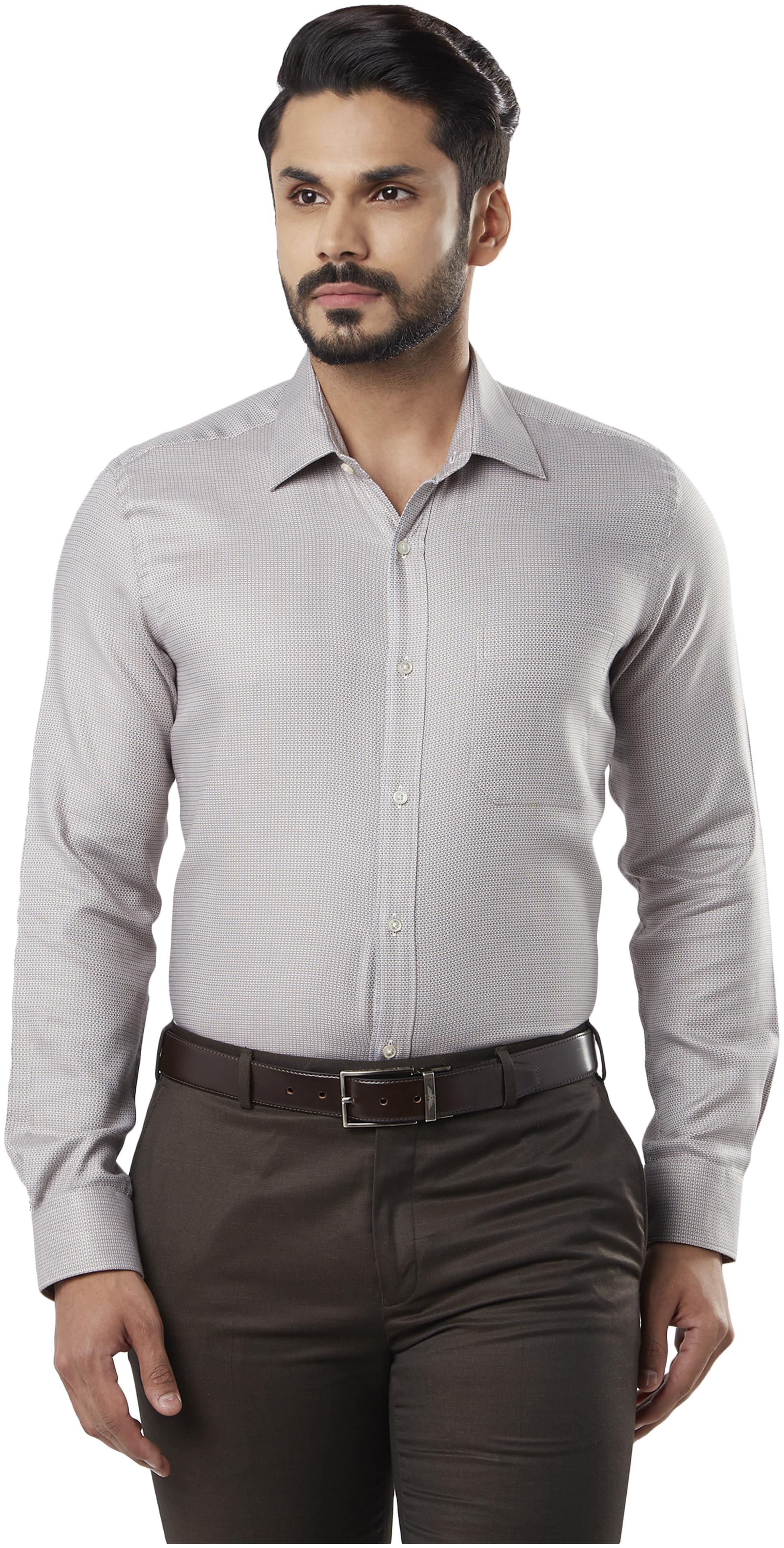 

Raymond Men Regular fit Formal Shirt - Grey