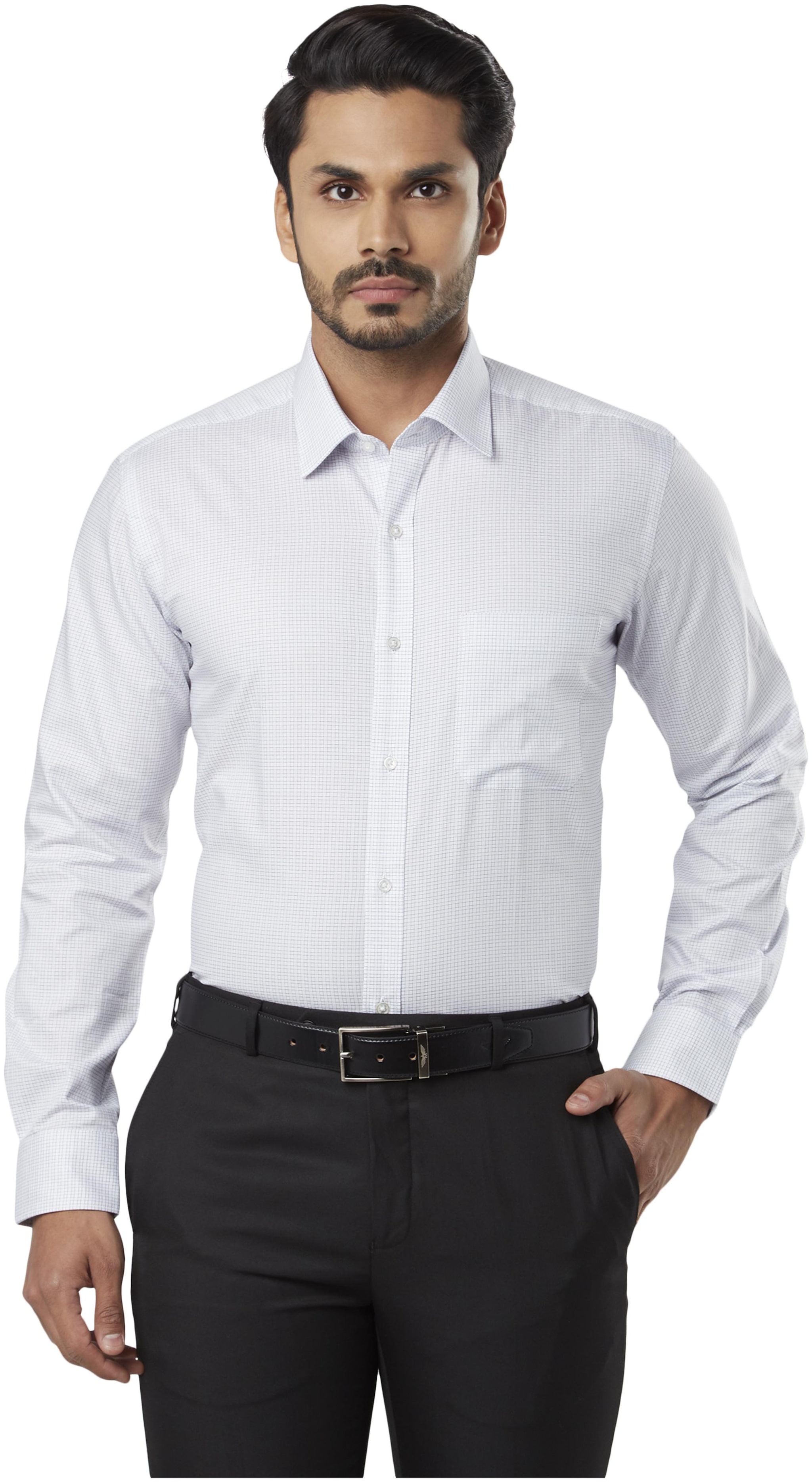 

Raymond Men Regular fit Formal Shirt - Blue