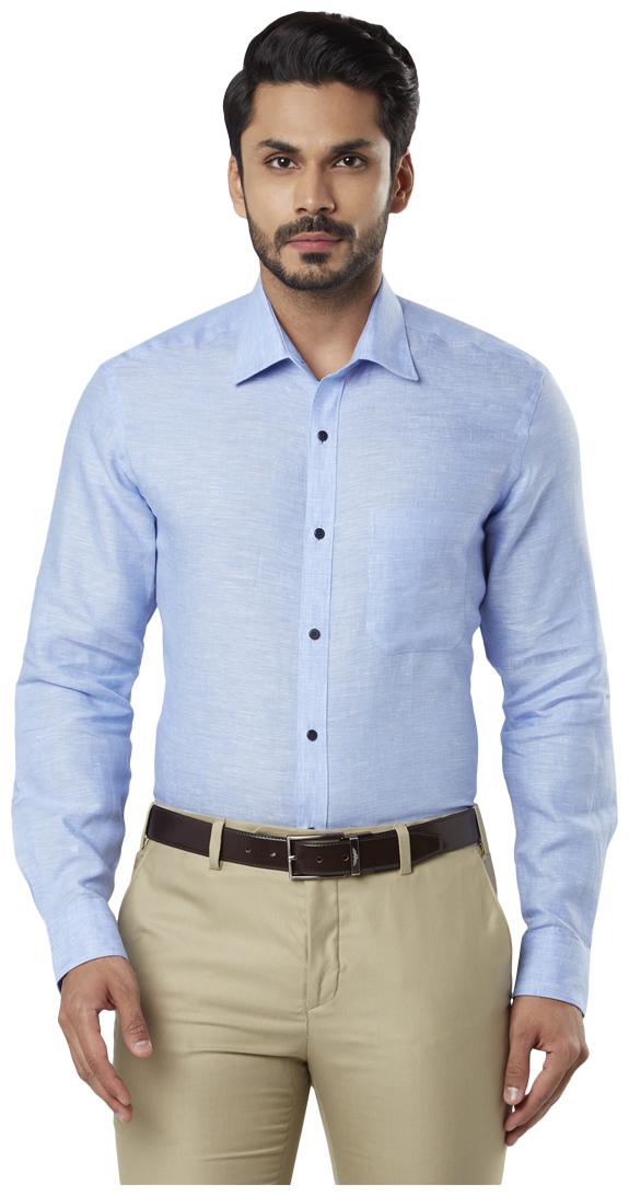 

Raymond Men Regular fit Formal Shirt - Blue