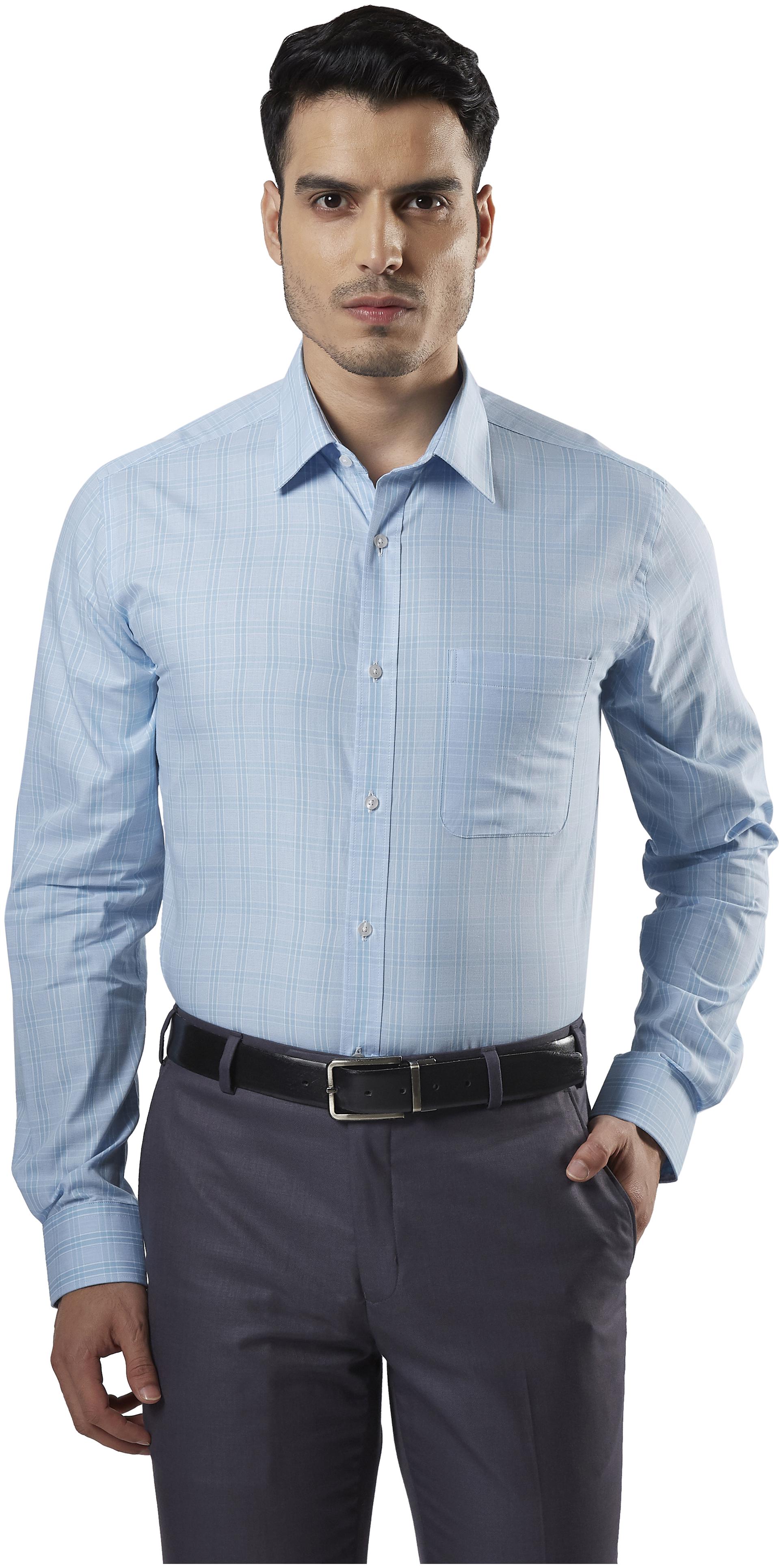 

Raymond Men Slim fit Formal Shirt - Blue