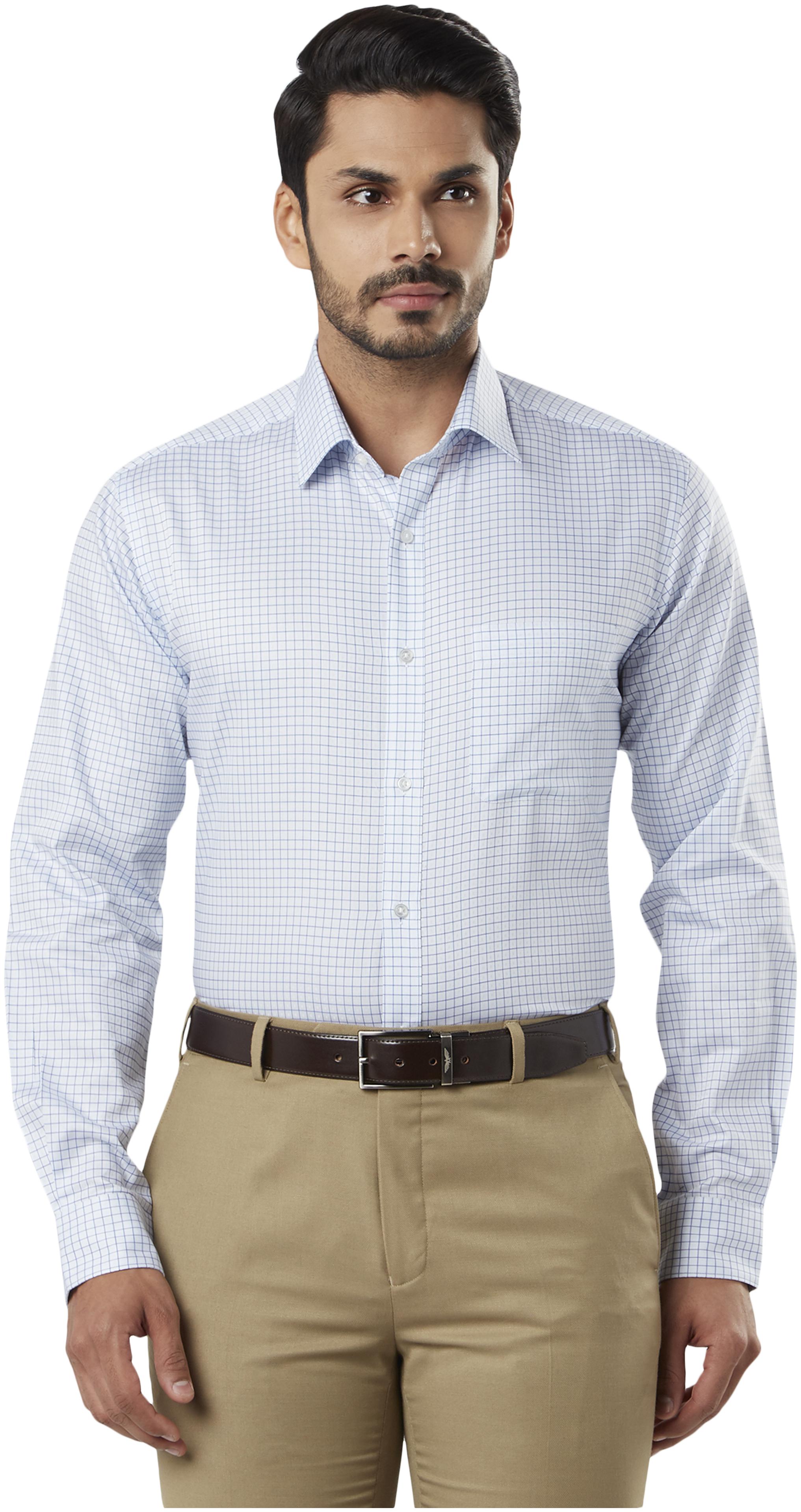 

Raymond Men Slim fit Formal Shirt - Blue