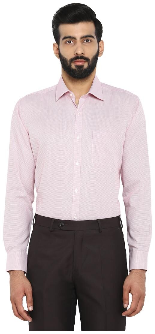 

Raymond Men Regular fit Formal Shirt - Pink