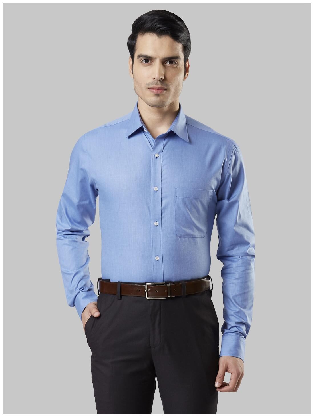 

Raymond Men Slim fit Formal Shirt - Blue