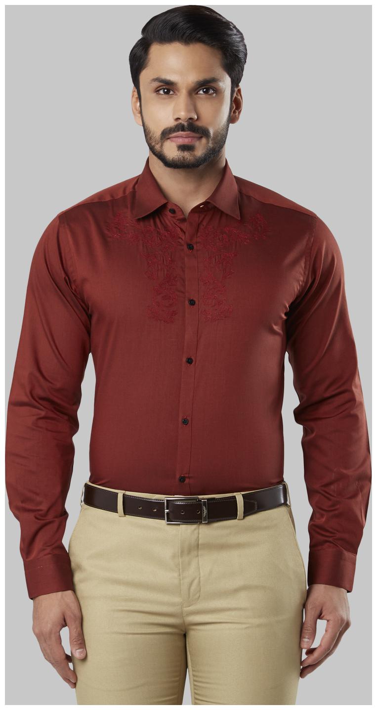 

Raymond Men Slim fit Formal Shirt - Maroon