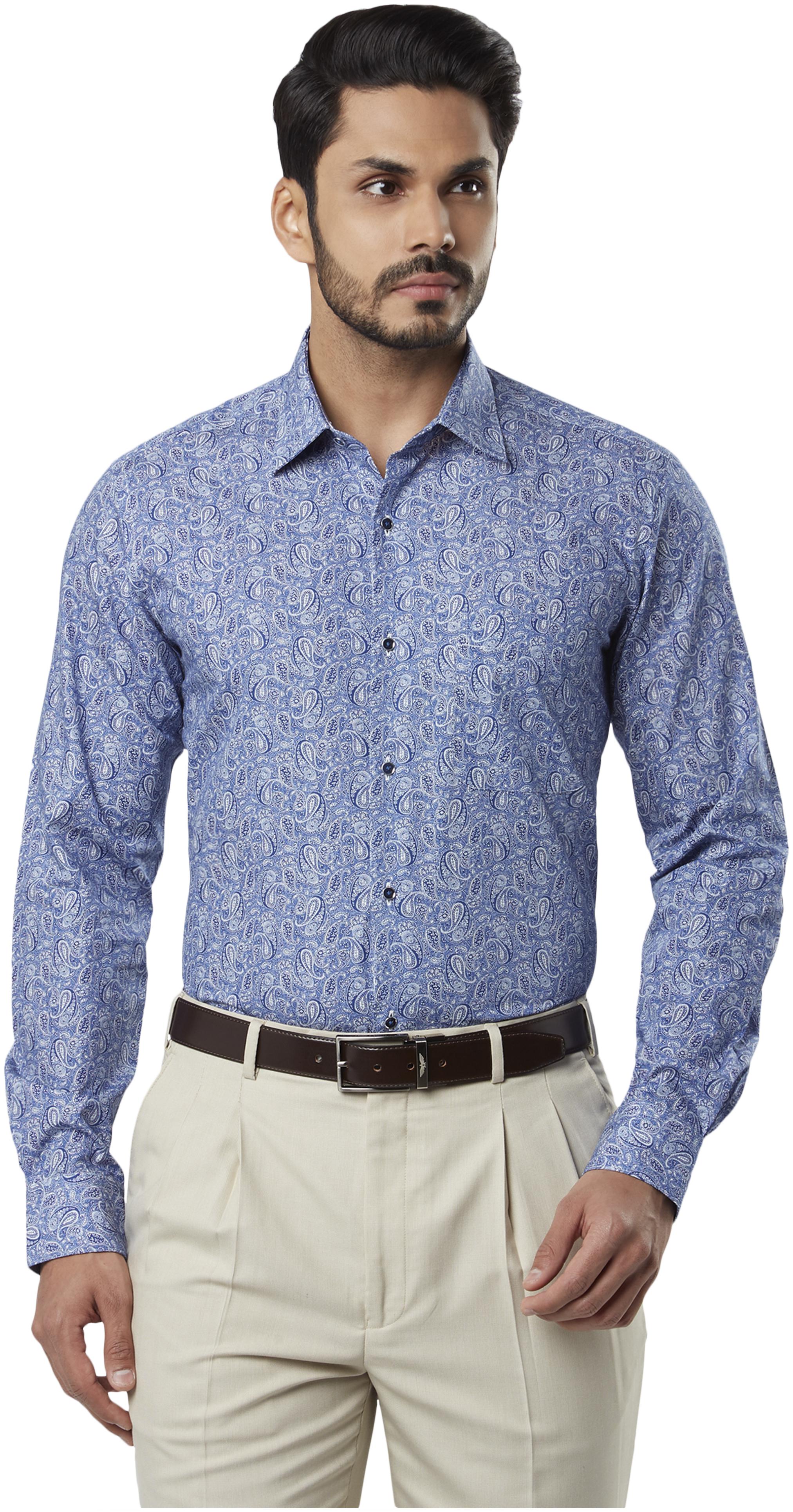 

Raymond Men Regular fit Formal Shirt - Blue