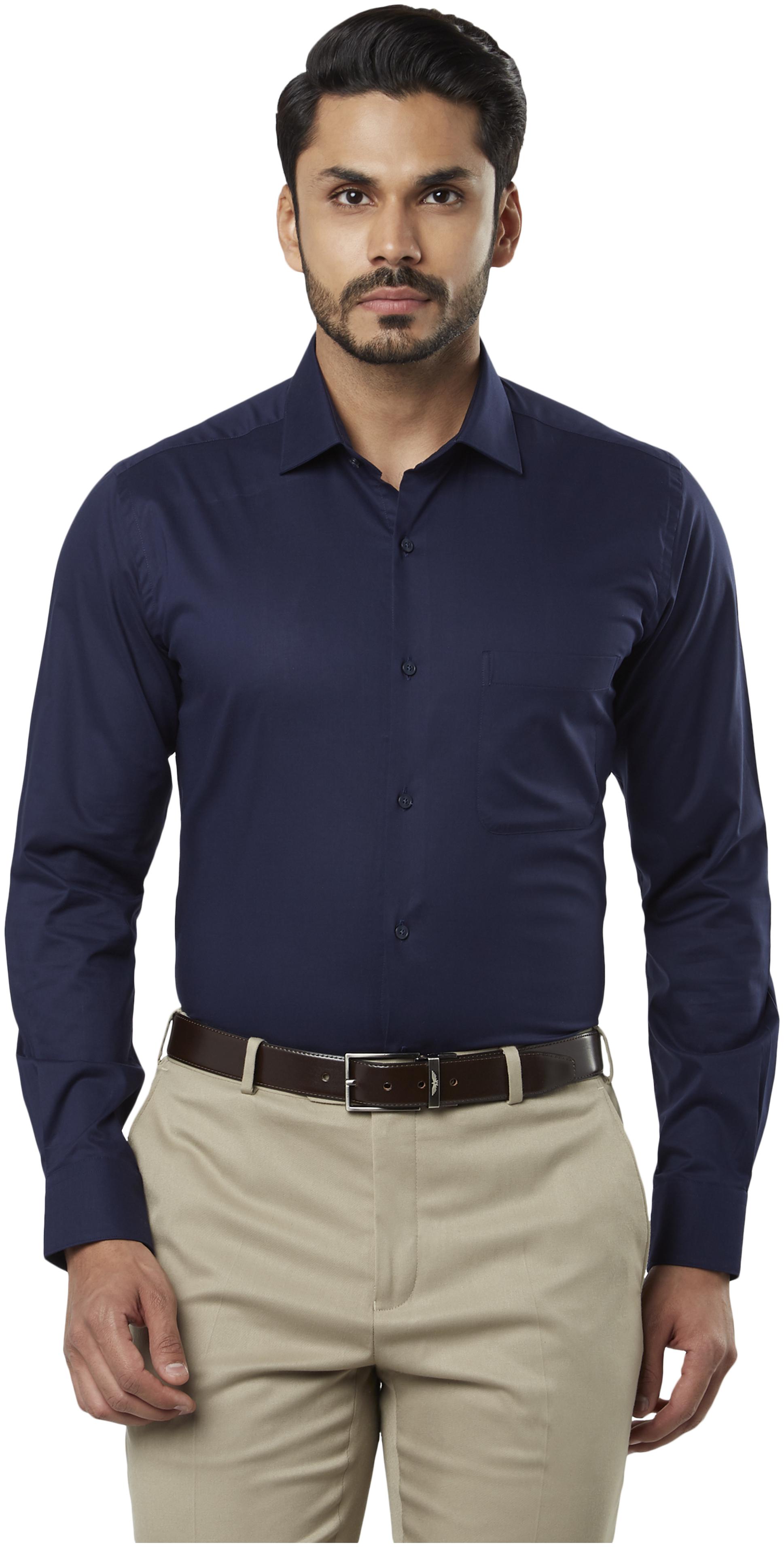 

Raymond Men Regular fit Formal Shirt - Blue