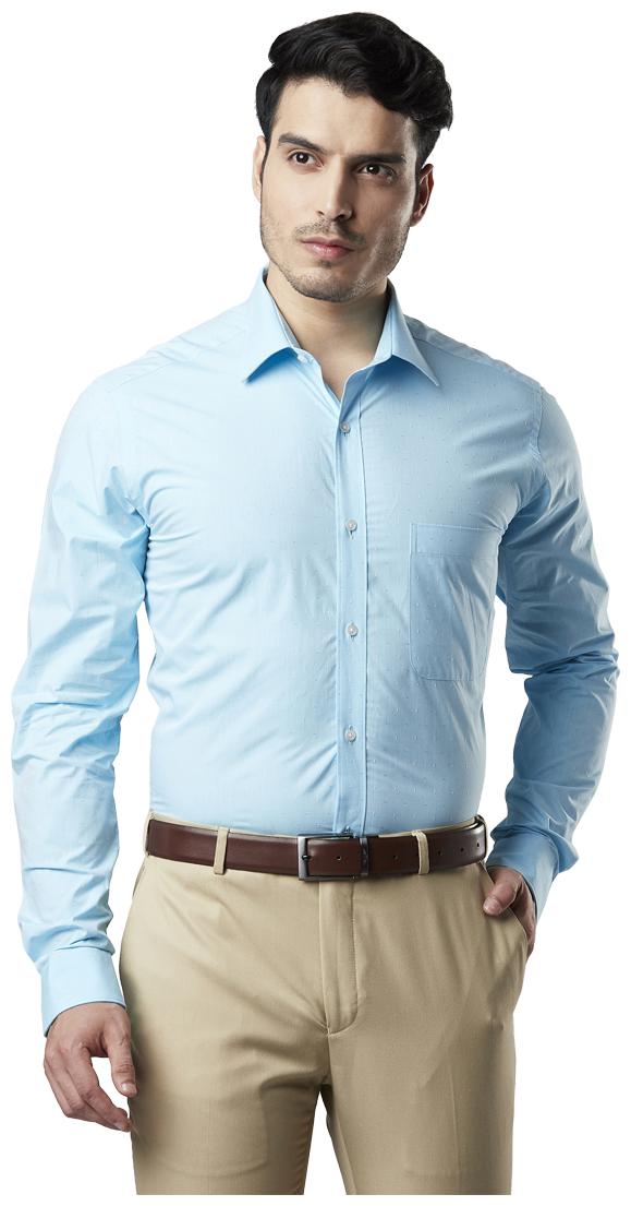 

Raymond Men Slim fit Formal Shirt - Turquoise