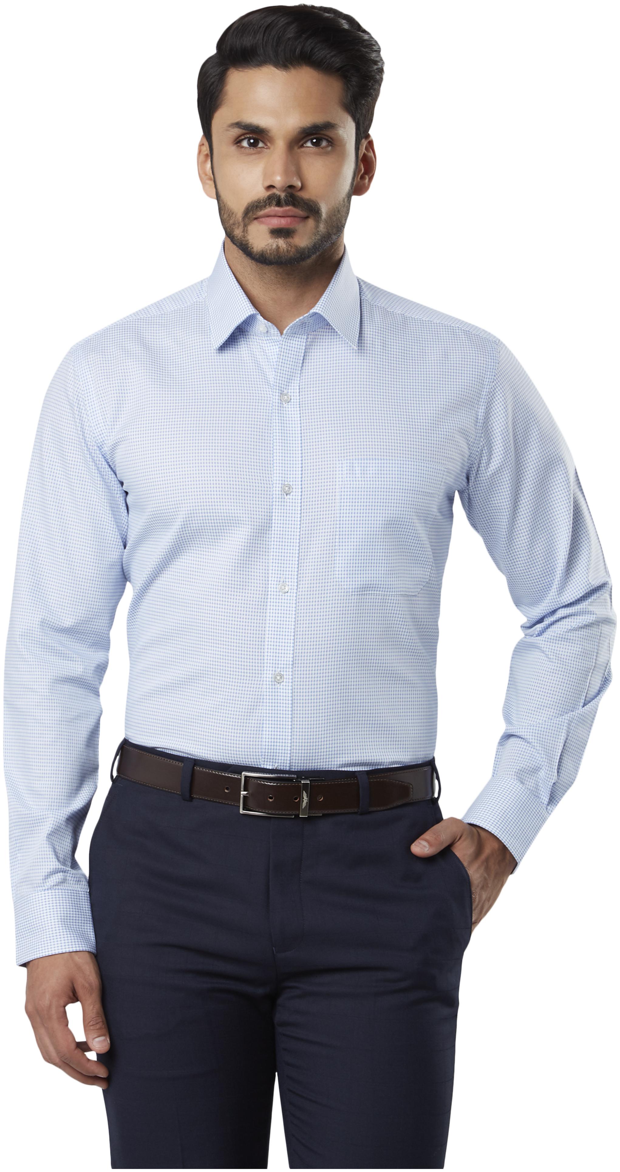 

Raymond Men Regular fit Formal Shirt - Blue