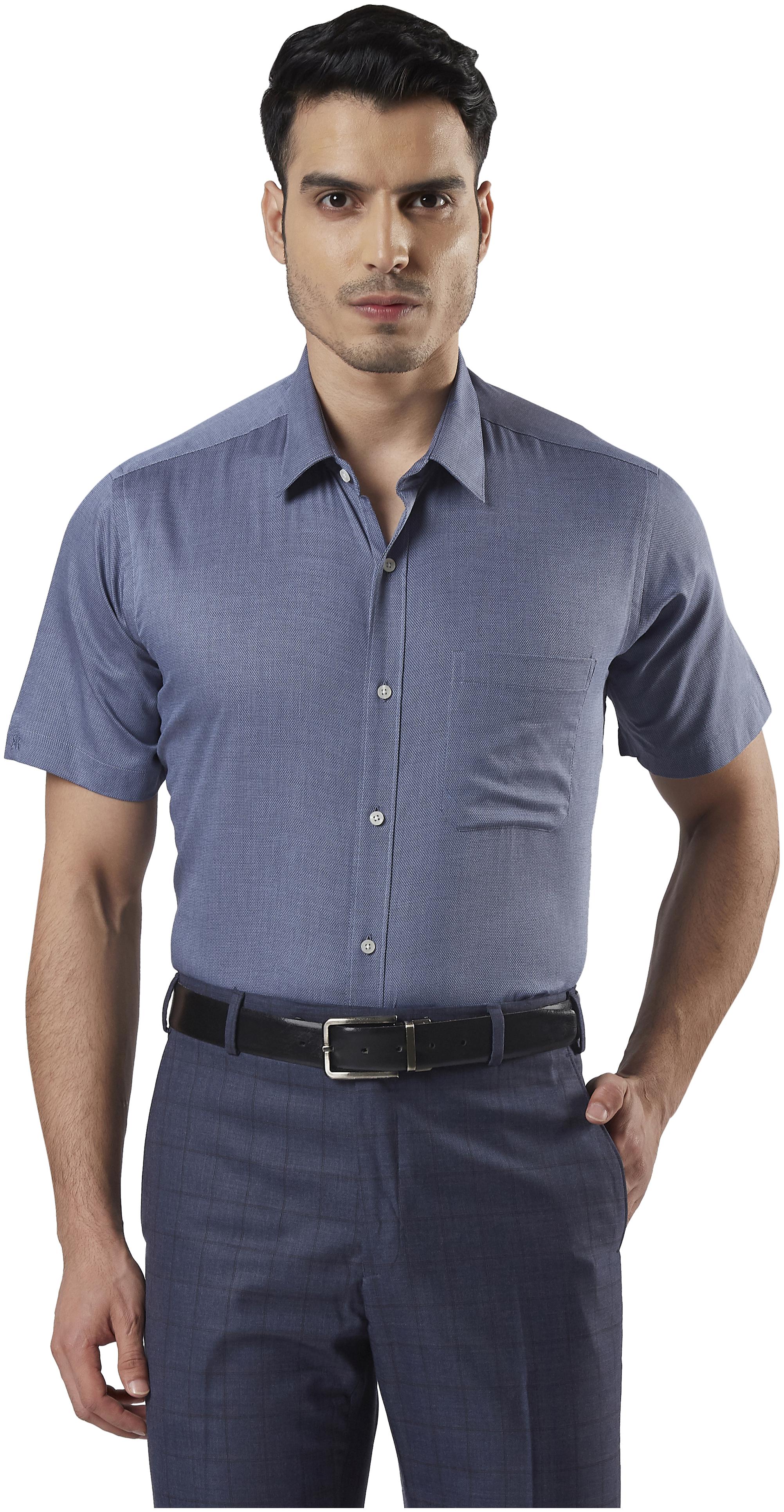 

Raymond Men Regular fit Formal Shirt - Blue