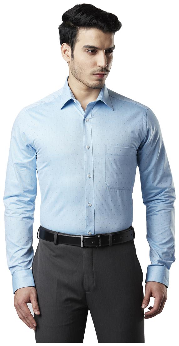 

Raymond Men Slim fit Formal Shirt - Turquoise
