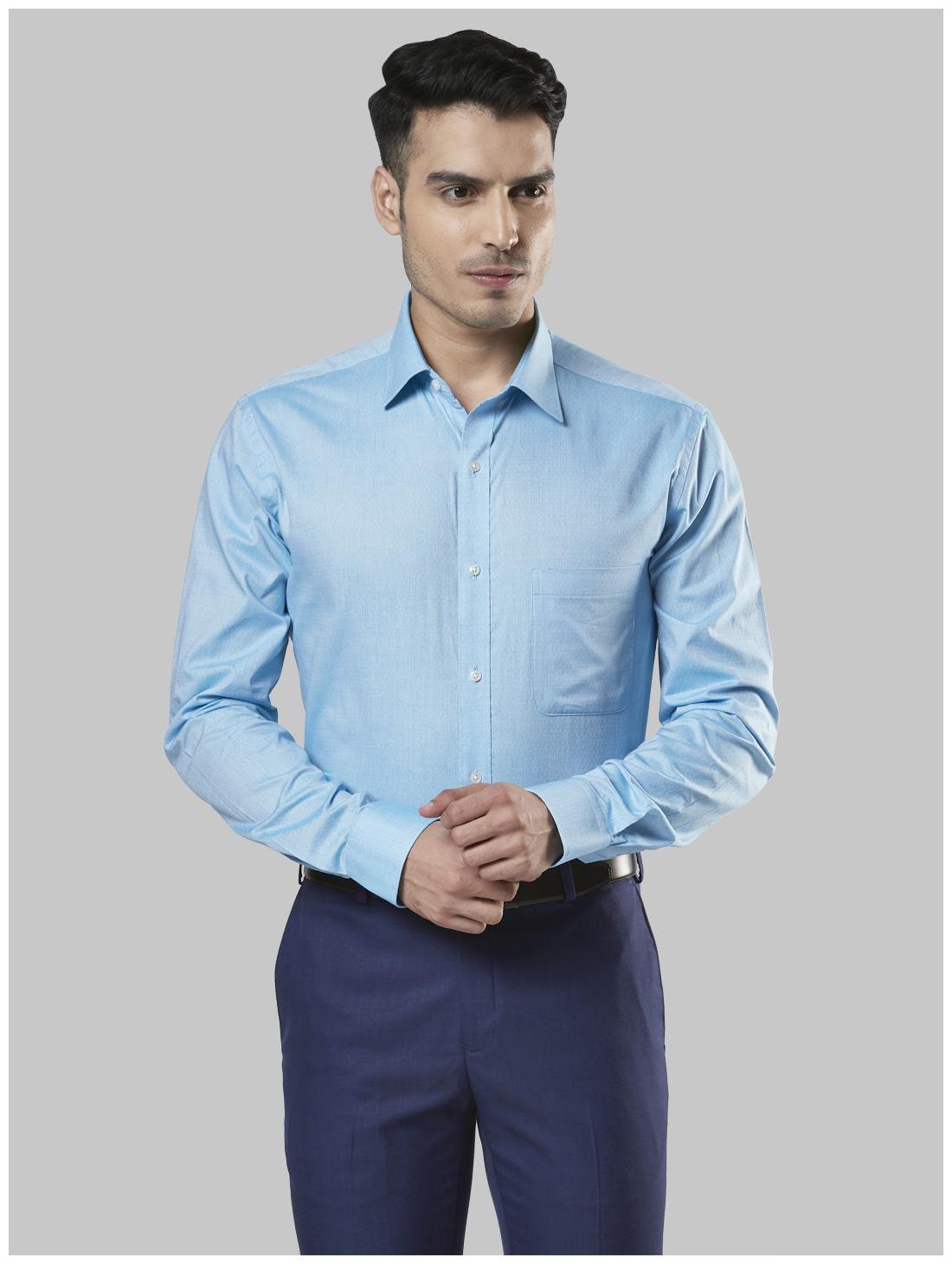 

Raymond Men Slim fit Formal Shirt - Blue