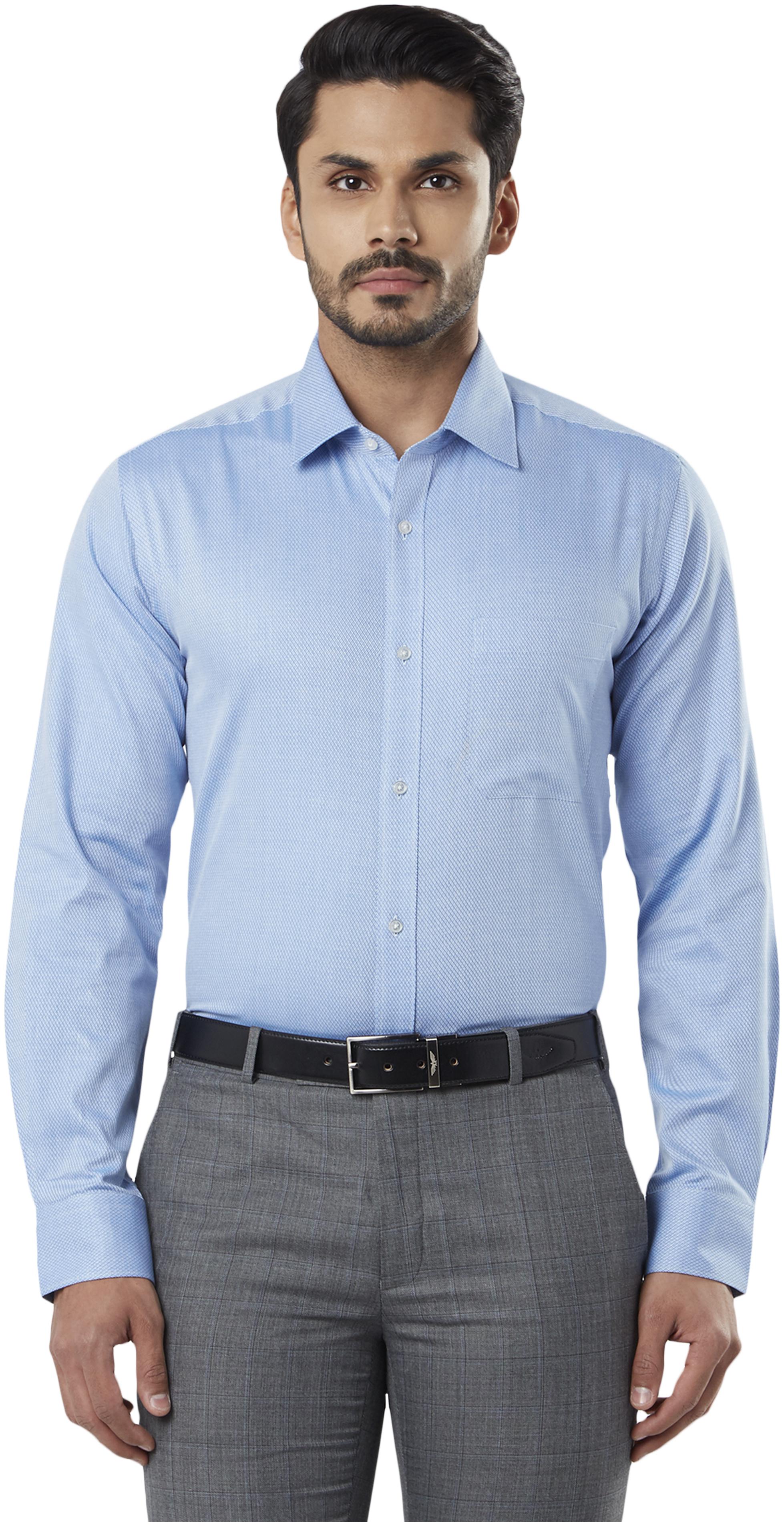 

Raymond Men Regular fit Formal Shirt - Blue