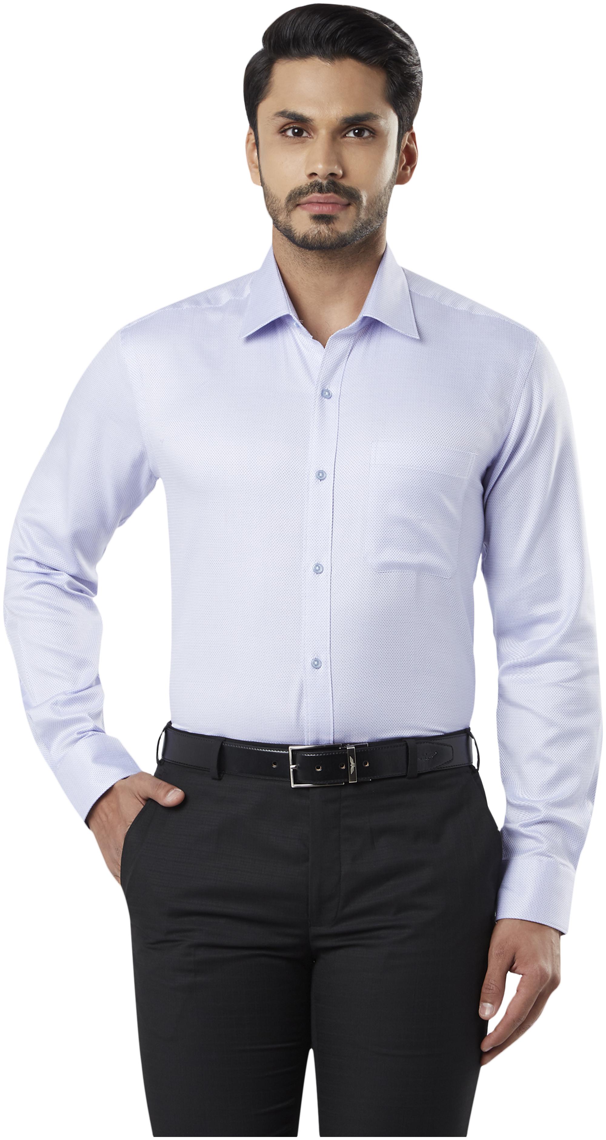 

Raymond Men Regular fit Formal Shirt - Blue