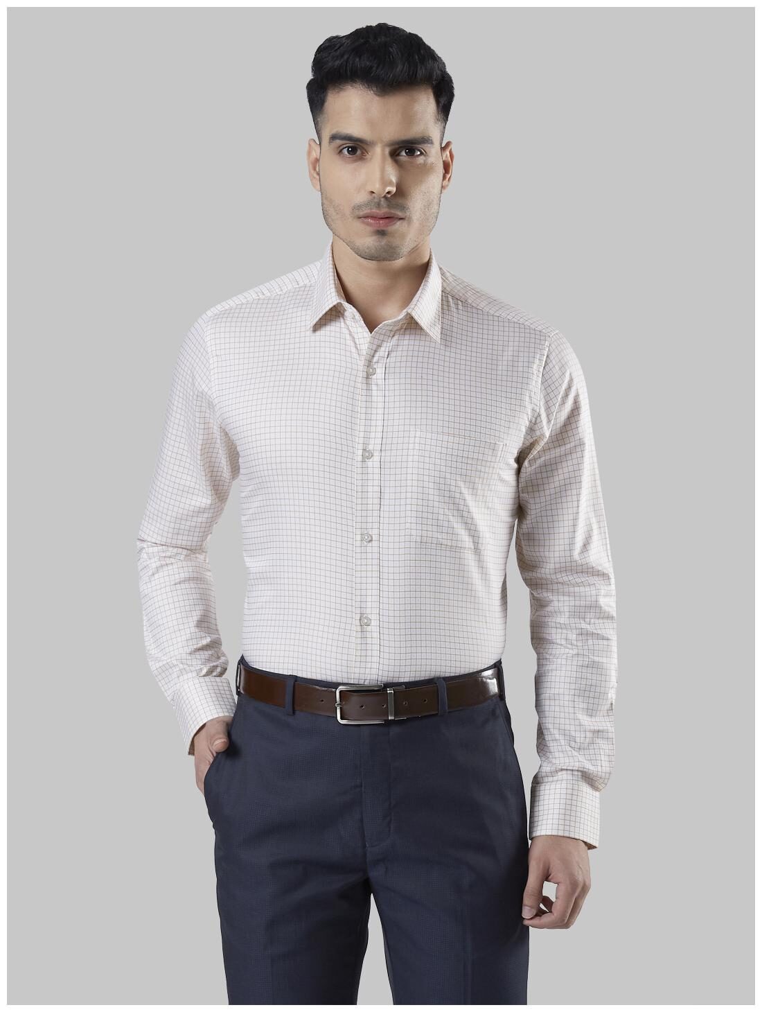 

Raymond Men Regular fit Formal Shirt - Yellow