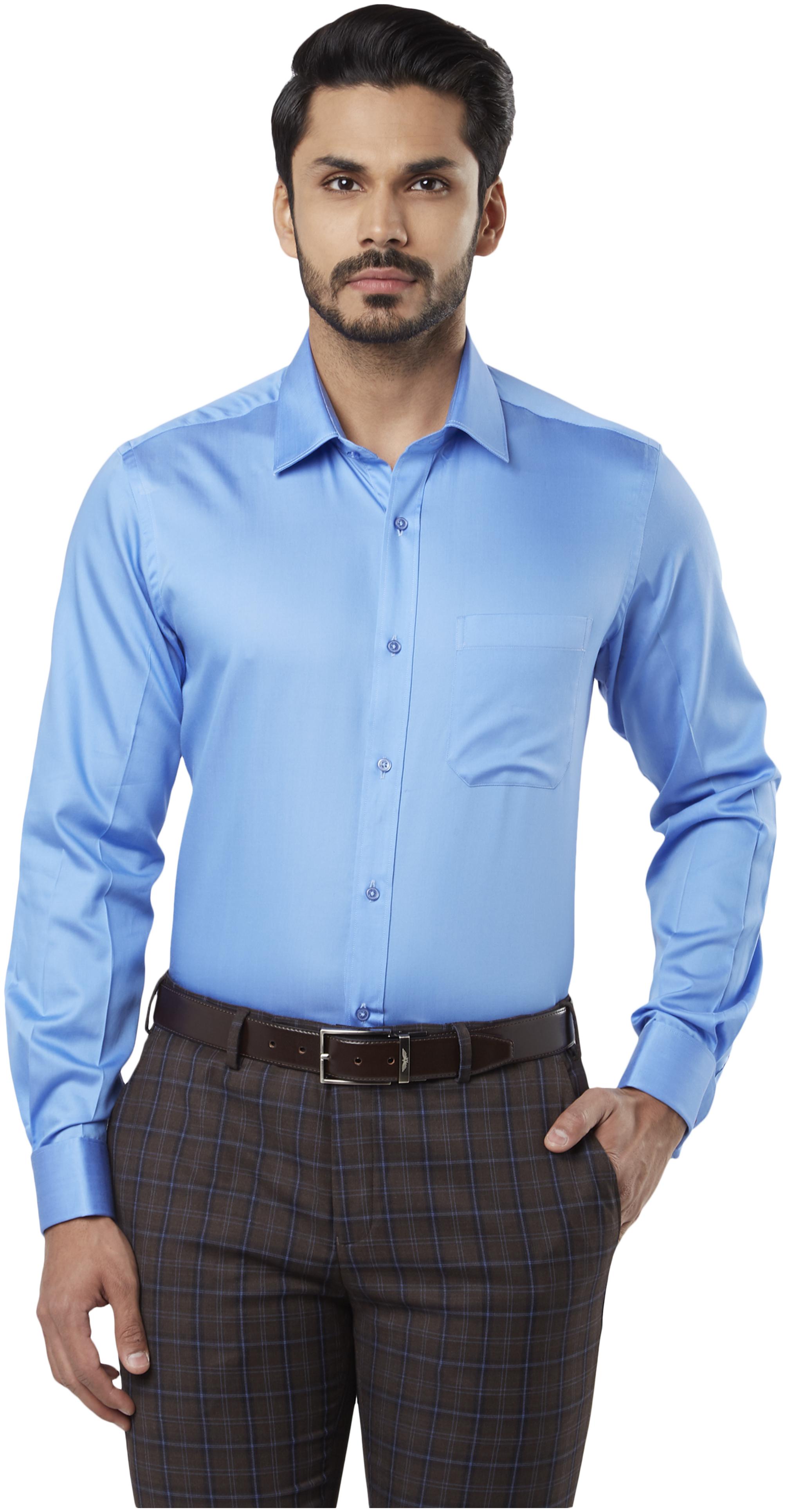 

Raymond Men Regular fit Formal Shirt - Blue