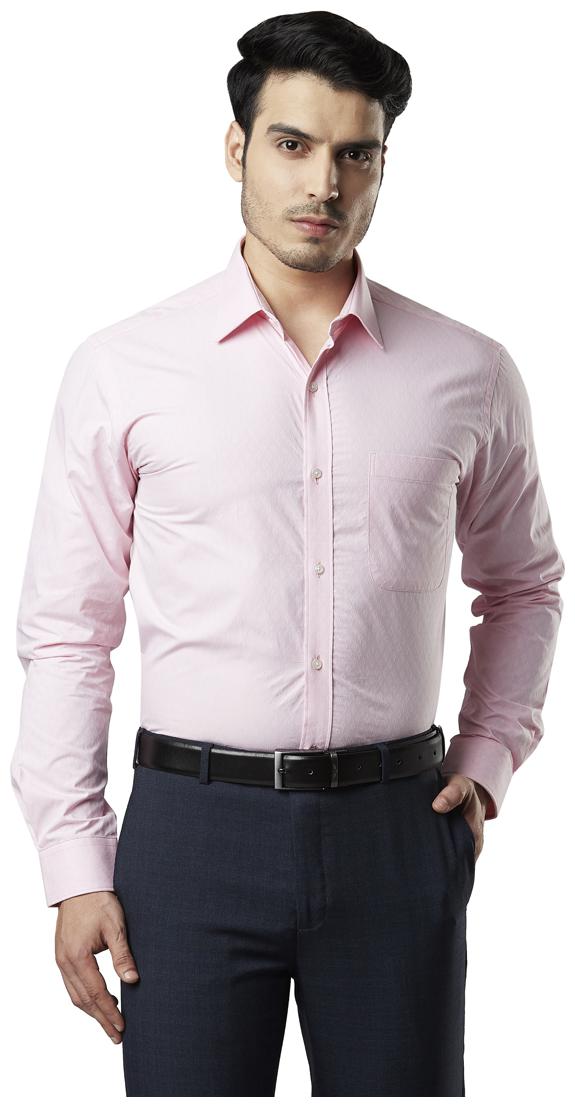

Raymond Men Slim fit Formal Shirt - Pink