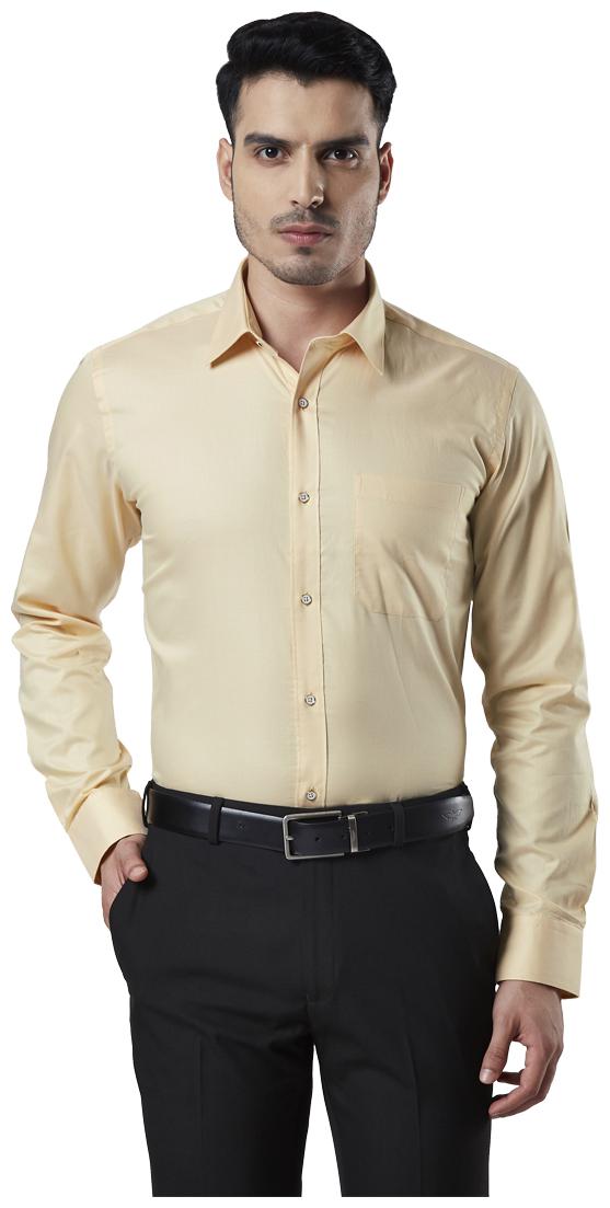 

Raymond Men Regular fit Formal Shirt - Orange