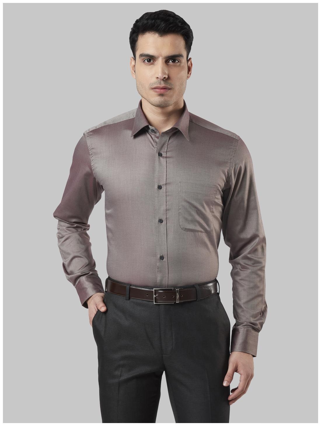

Raymond Men Regular fit Formal Shirt - Brown