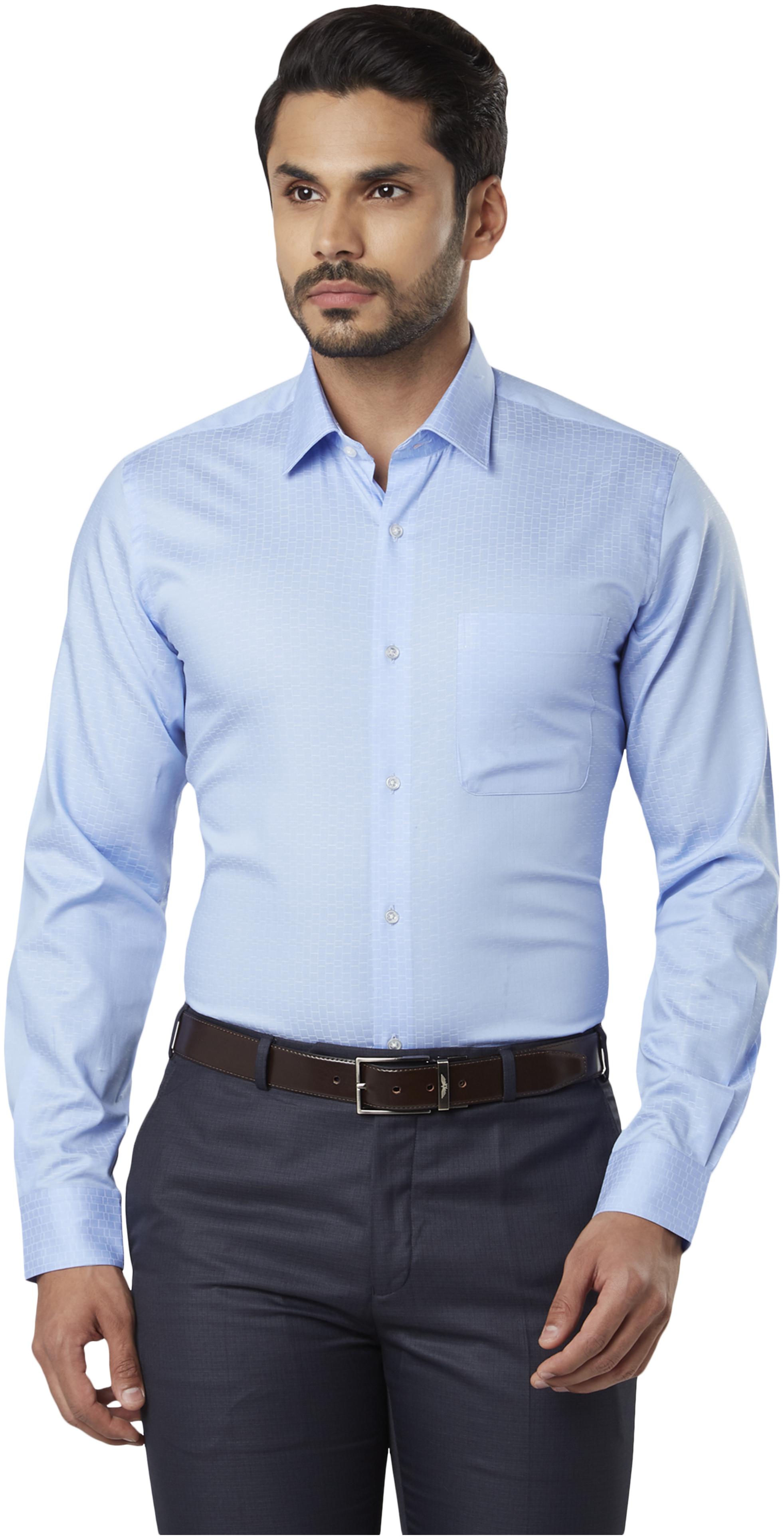 

Raymond Men Regular fit Formal Shirt - Blue