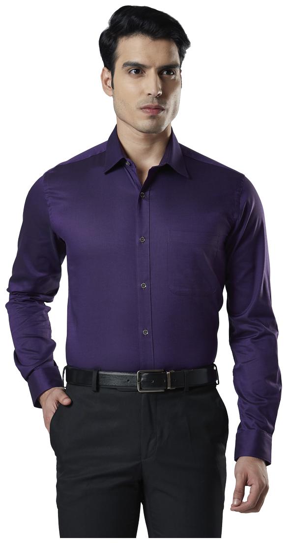 

Raymond Men Regular fit Formal Shirt - Purple