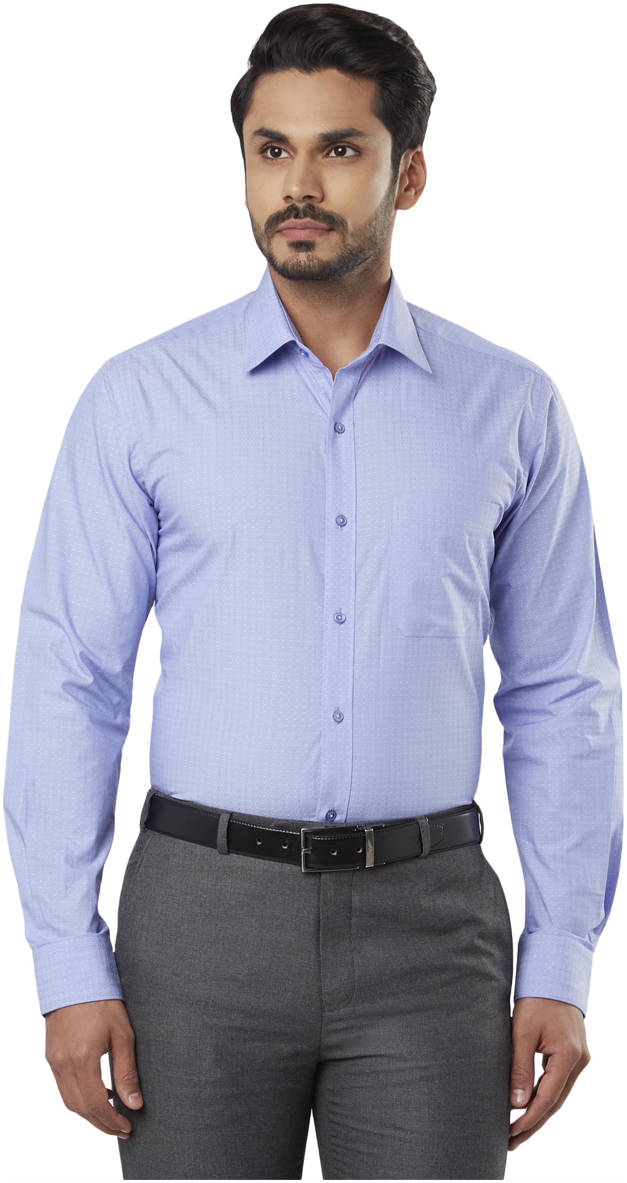 

Raymond Men Regular fit Formal Shirt - Blue