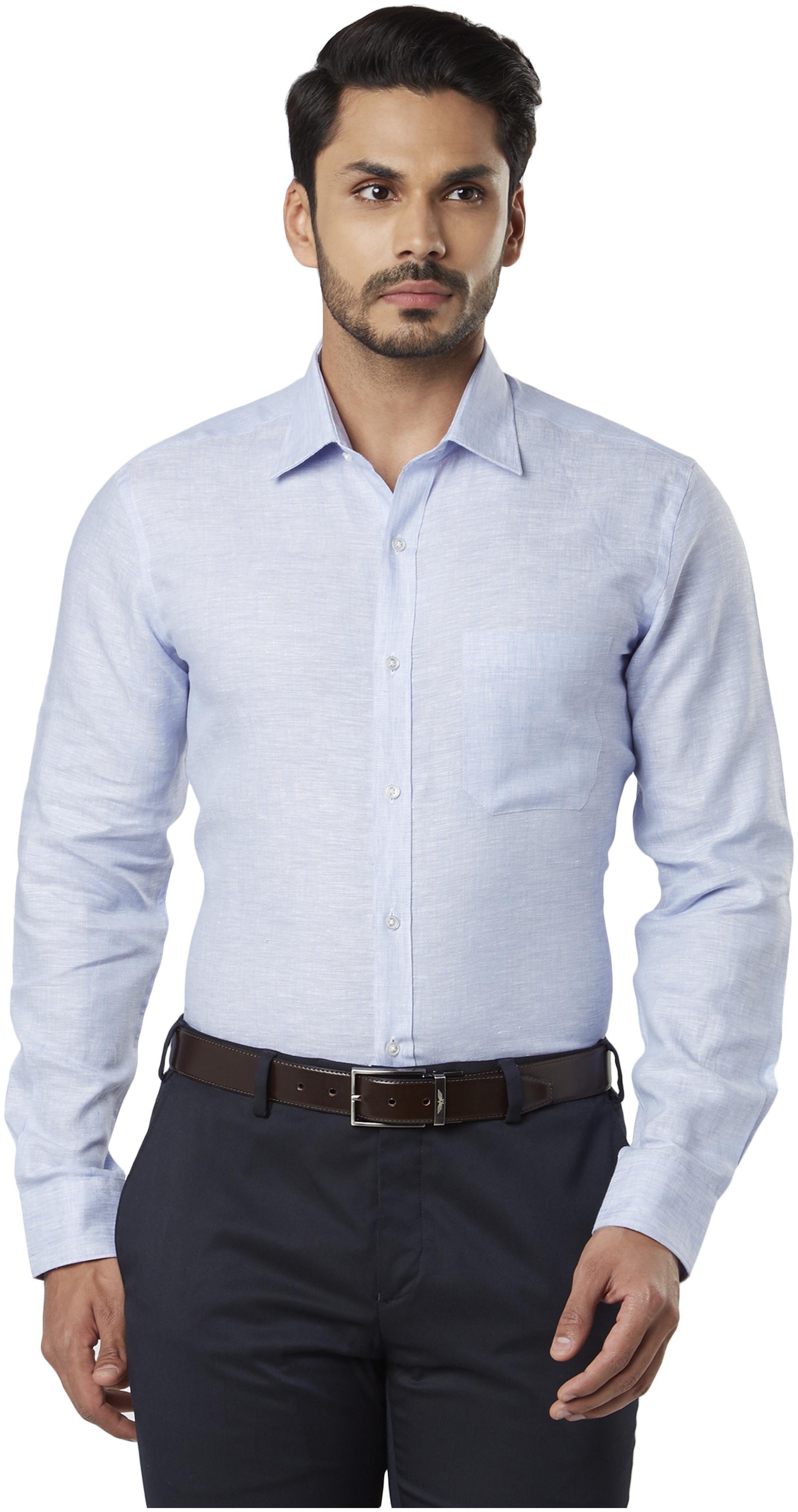 

Raymond Men Regular fit Formal Shirt - Blue