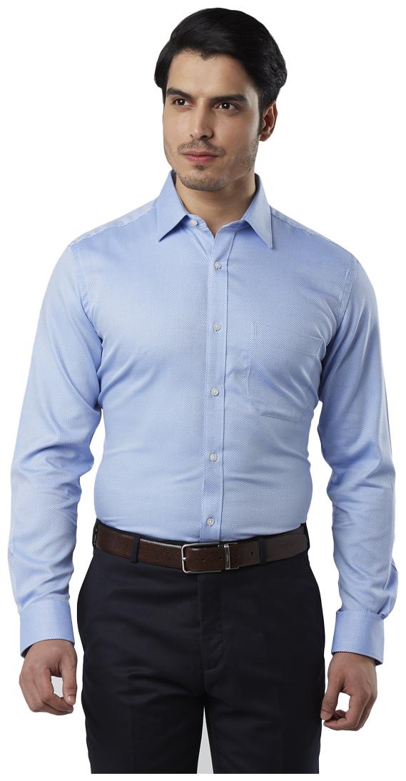 

Raymond Men Regular fit Formal Shirt - Blue