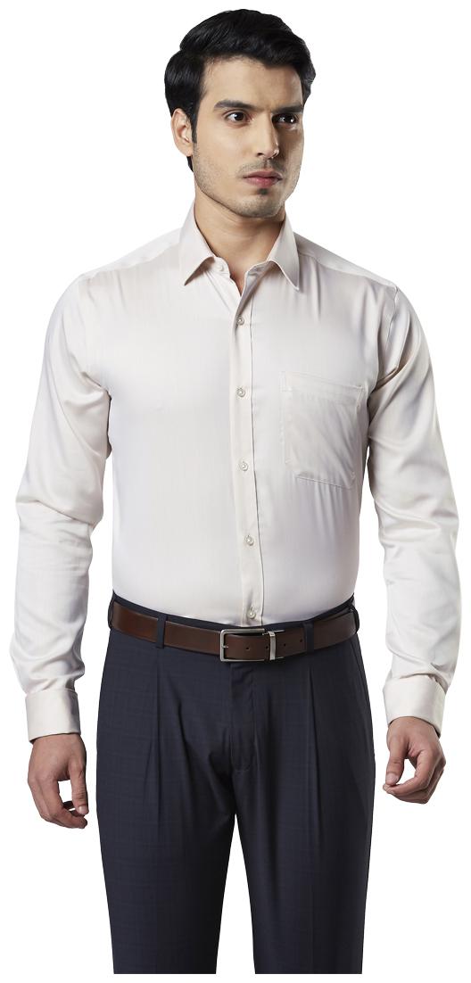 

Raymond Men Regular fit Formal Shirt - Beige