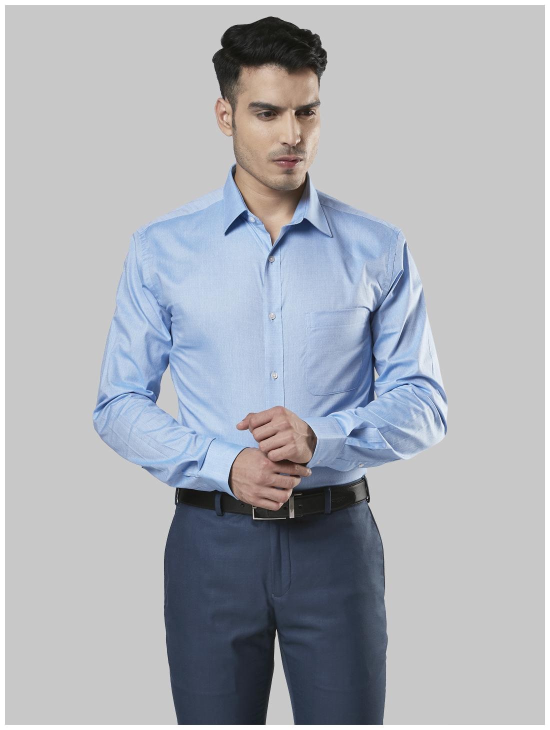 

Raymond Men Slim fit Formal Shirt - Blue
