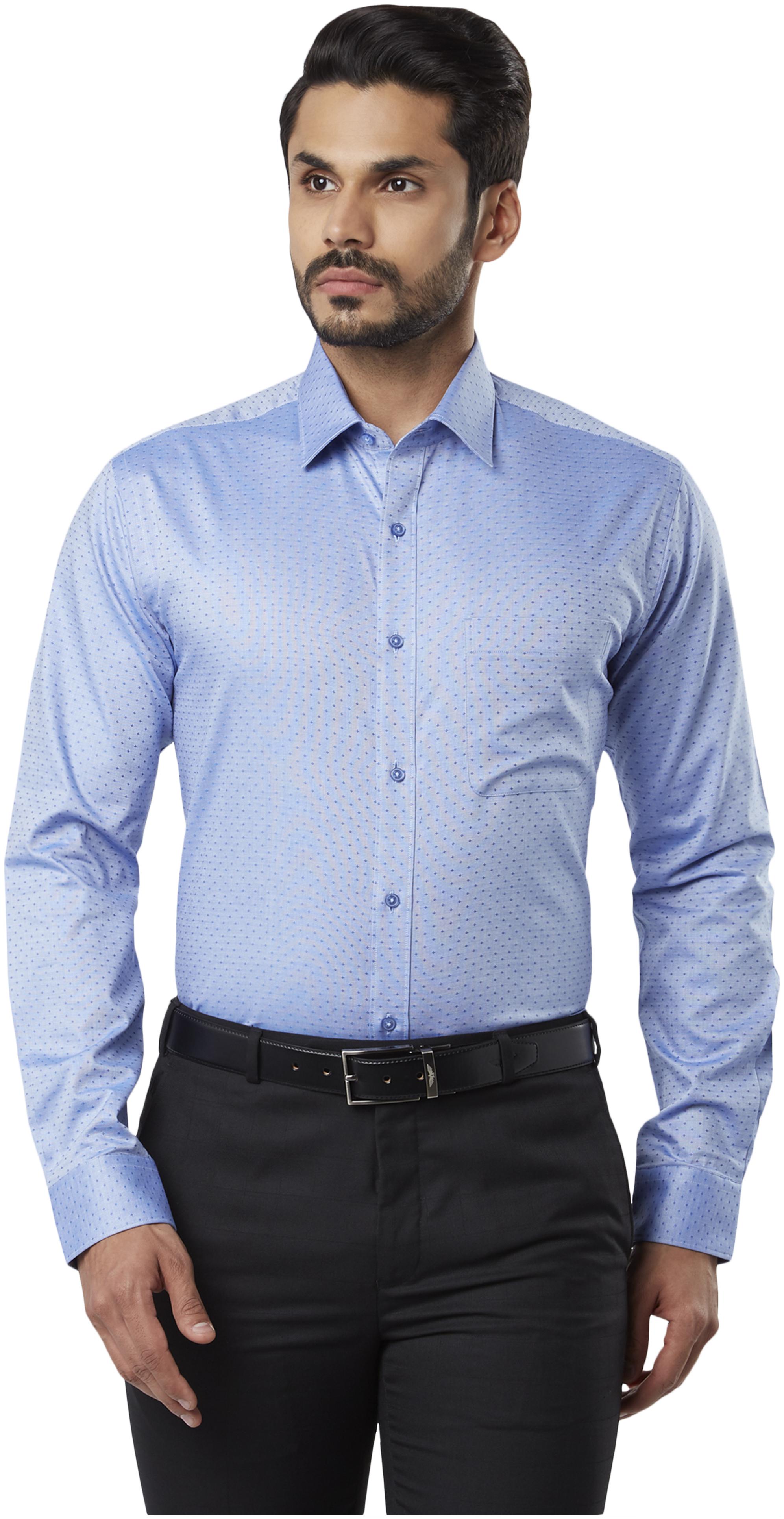 

Raymond Men Slim fit Formal Shirt - Blue