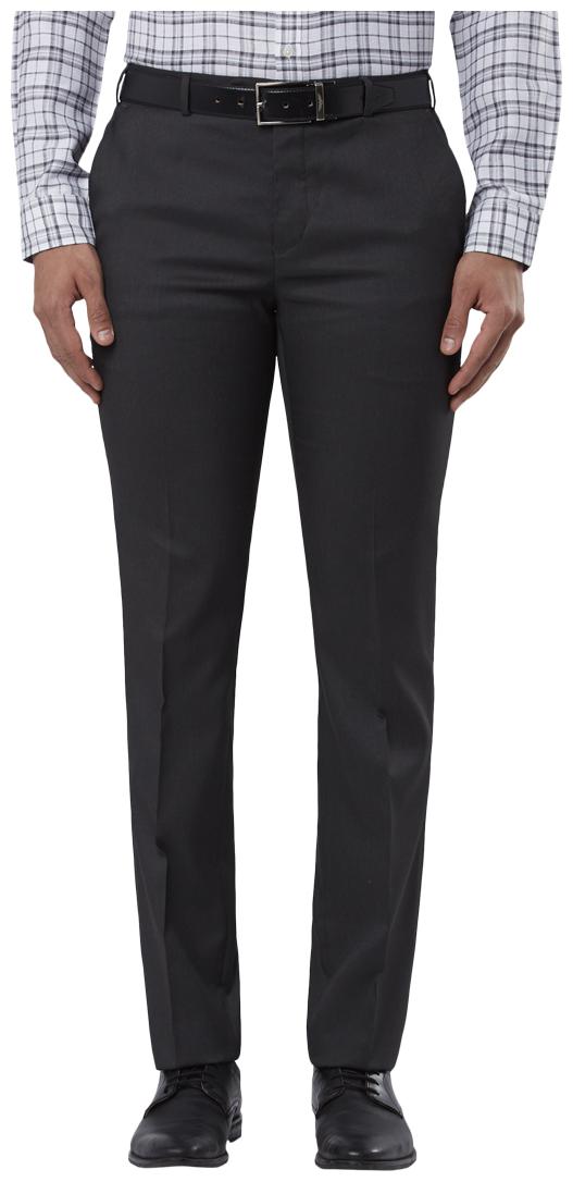 

Raymond Men Solid Slim Fit Formal Trouser - Grey