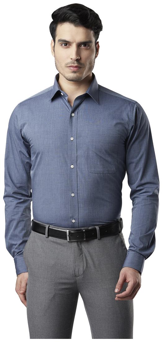 

Raymond Men Slim fit Formal Shirt - Blue