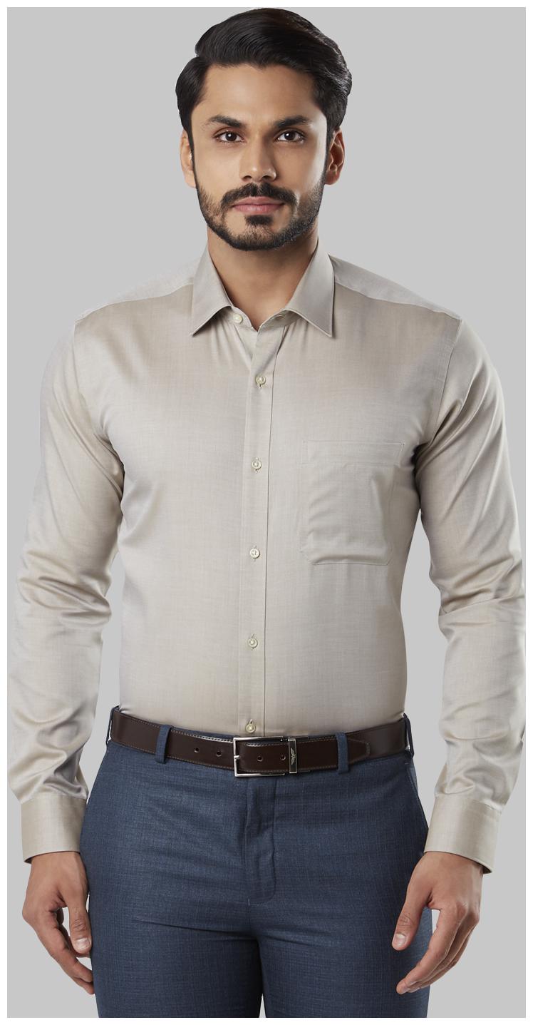 

Raymond Men Regular fit Formal Shirt - Brown