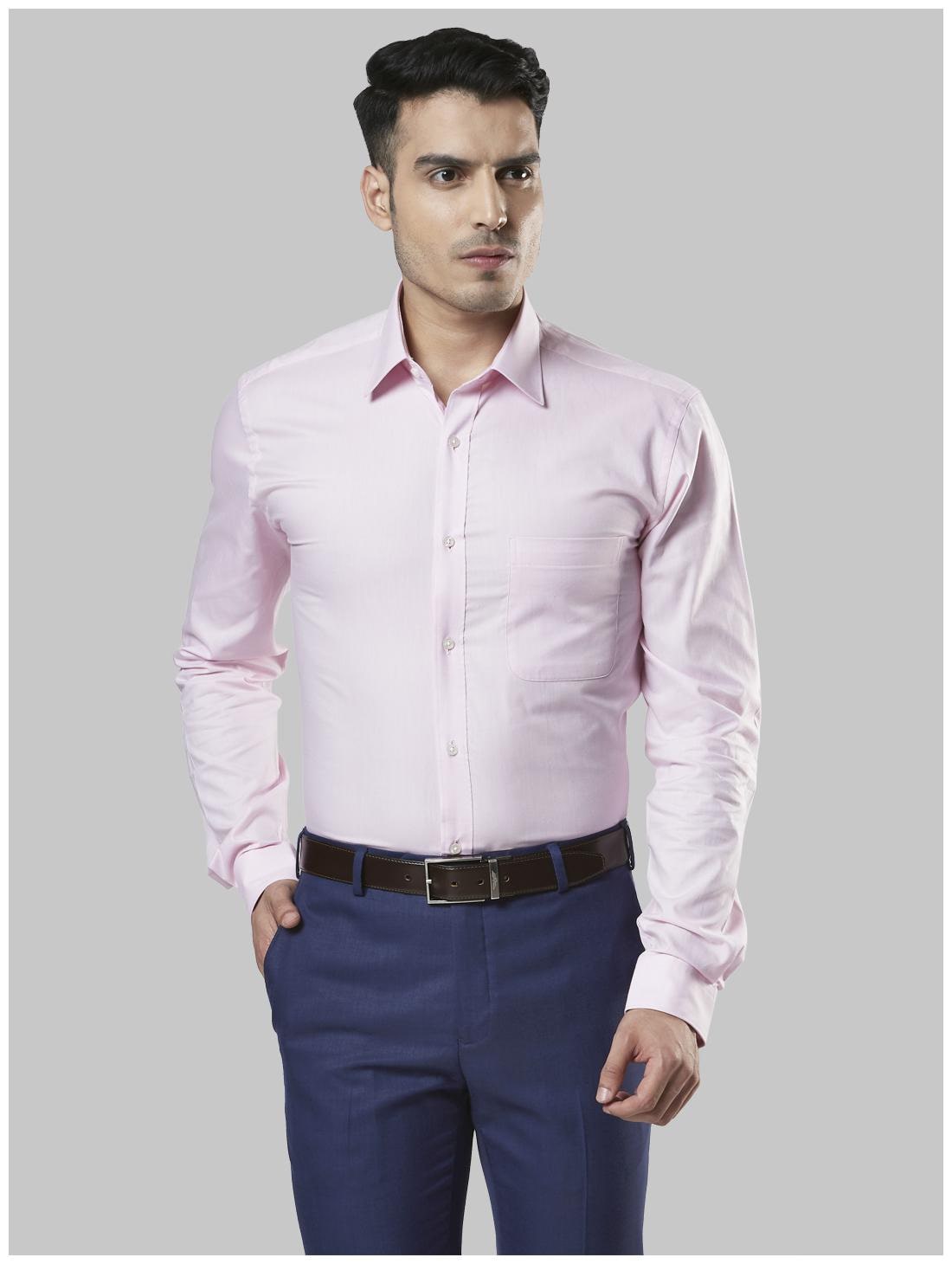 

Raymond Men Slim fit Formal Shirt - Pink
