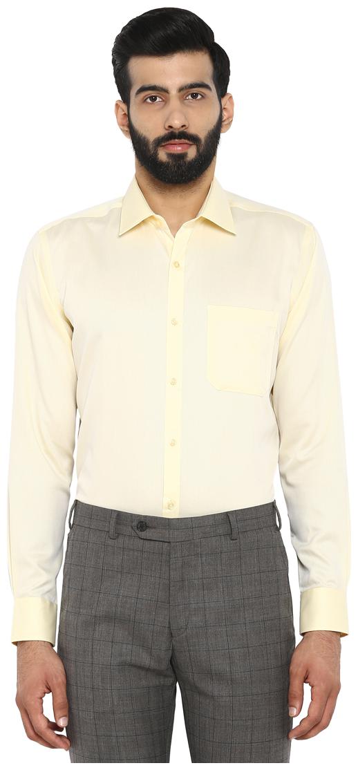 

Raymond Men Regular fit Formal Shirt - Yellow