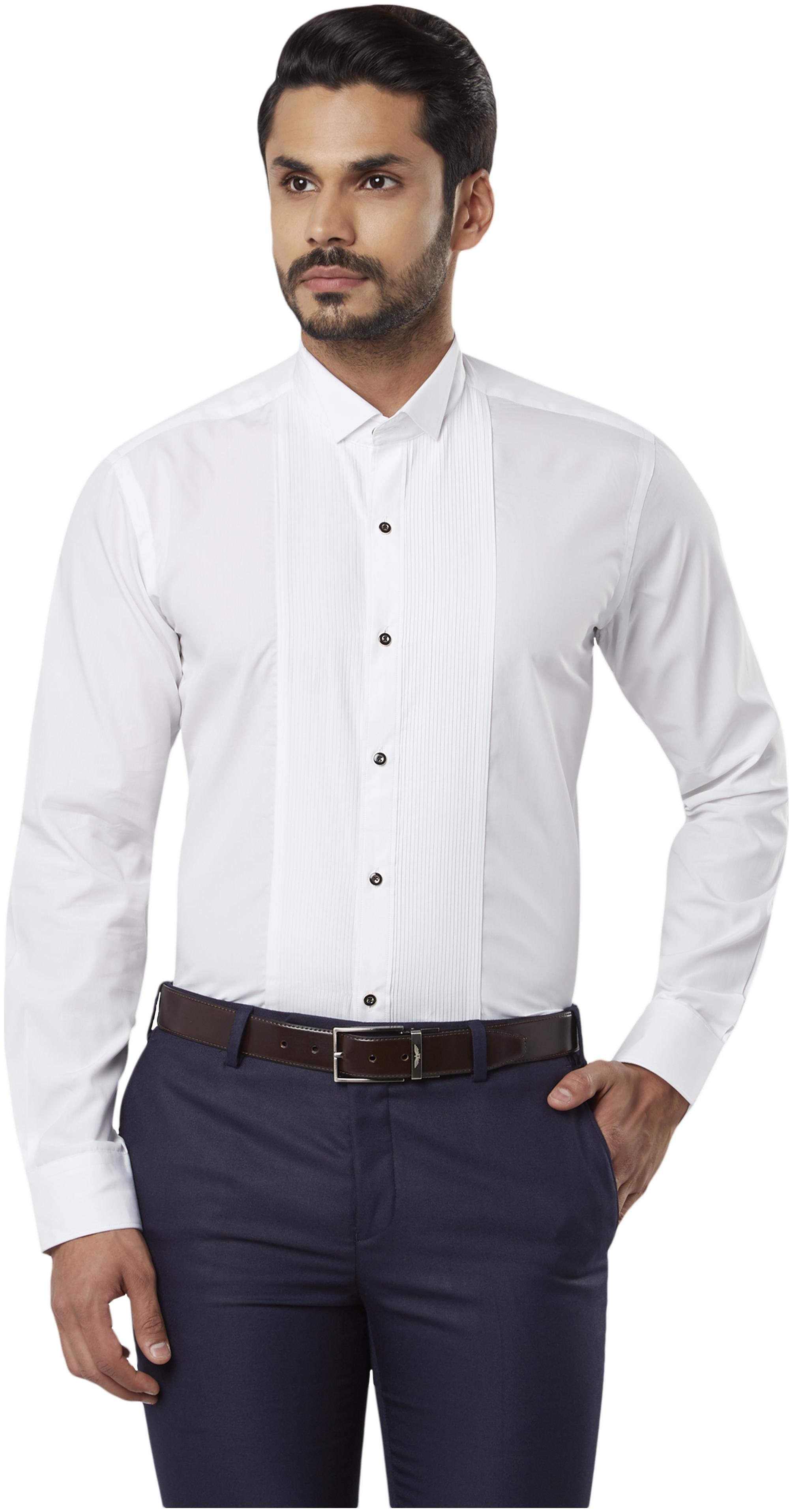 

Raymond Men Regular fit Formal Shirt - White