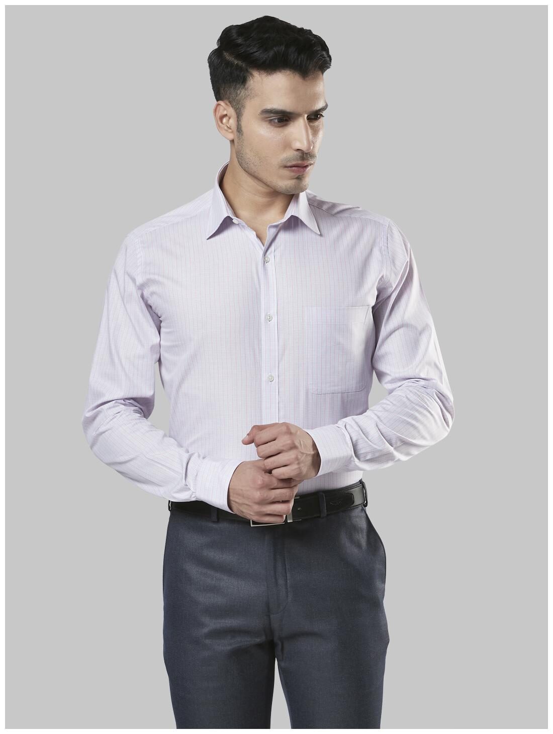

Raymond Men Slim fit Formal Shirt - Pink