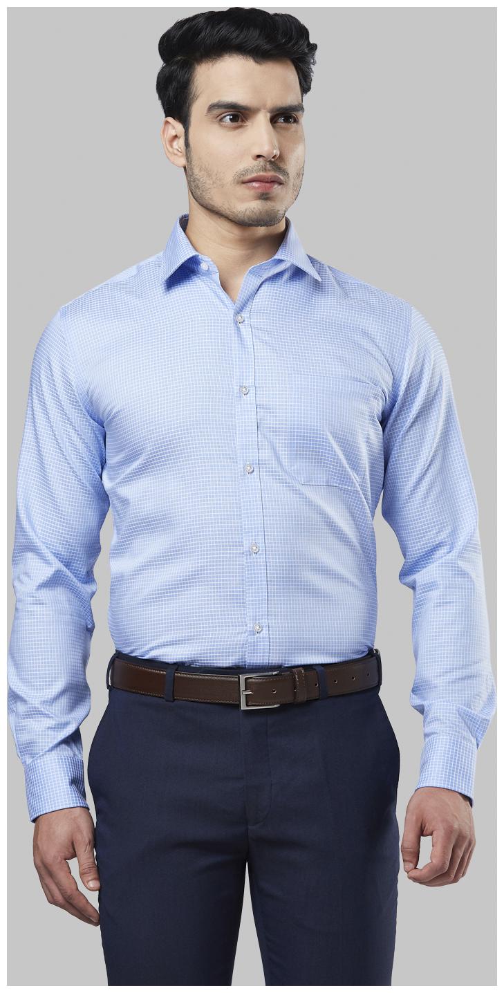 

Raymond Men Regular fit Formal Shirt - Blue