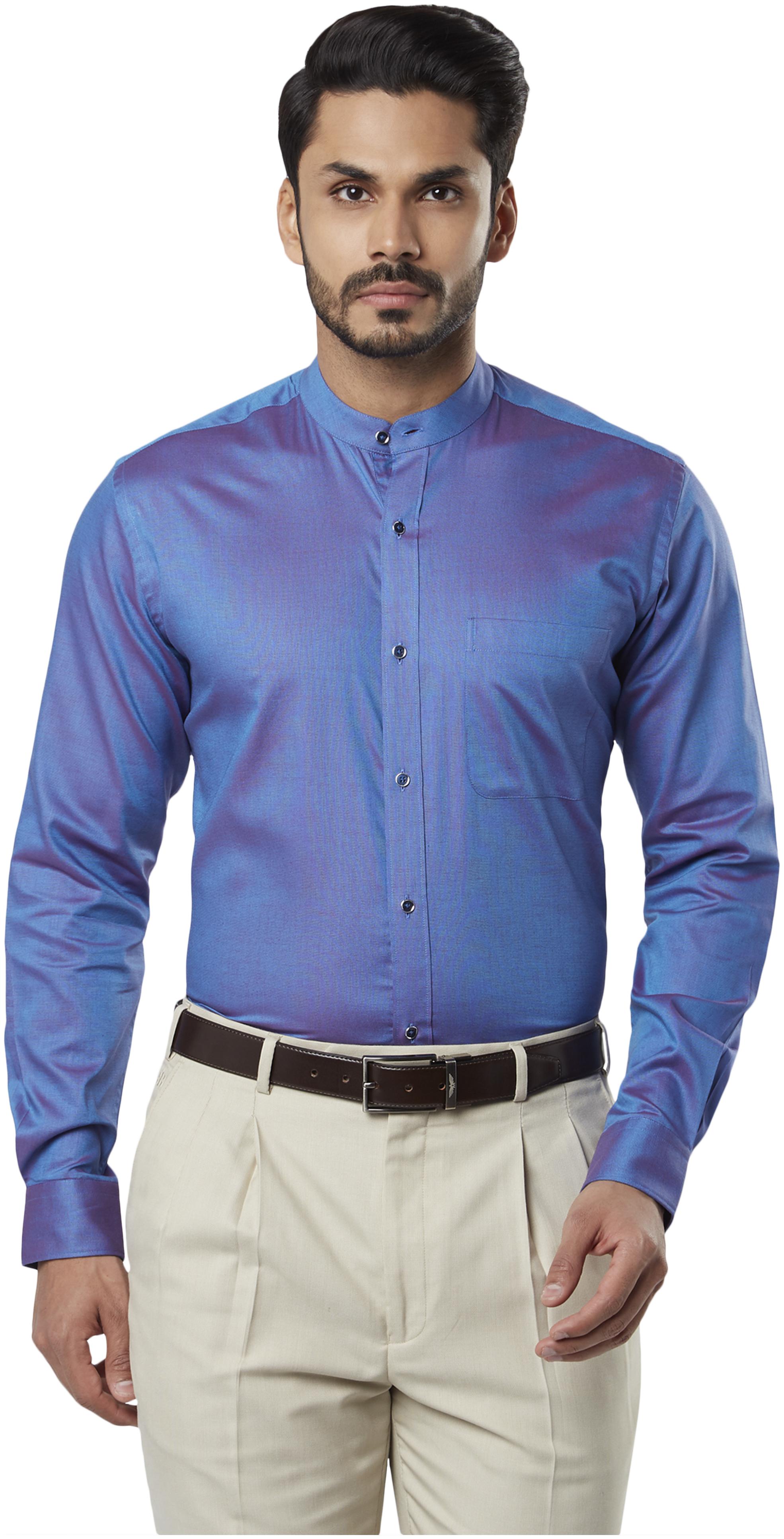 

Raymond Men Regular fit Formal Shirt - Blue