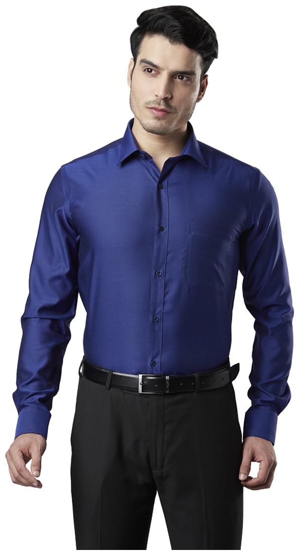 

Raymond Men Regular fit Formal Shirt - Blue