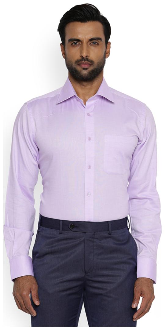 

Raymond Men Regular fit Formal Shirt - Purple