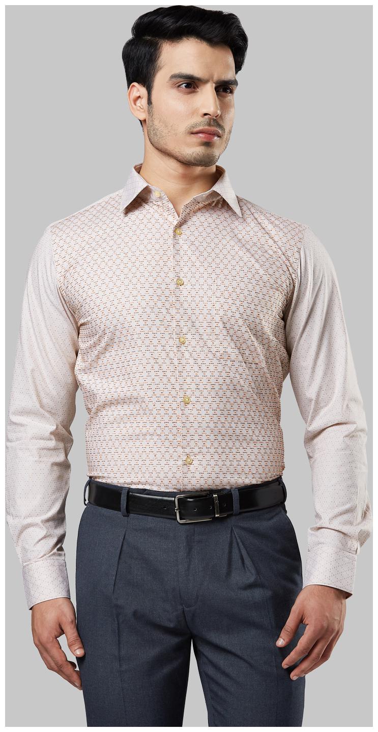 

Raymond Men Regular fit Formal Shirt - Brown