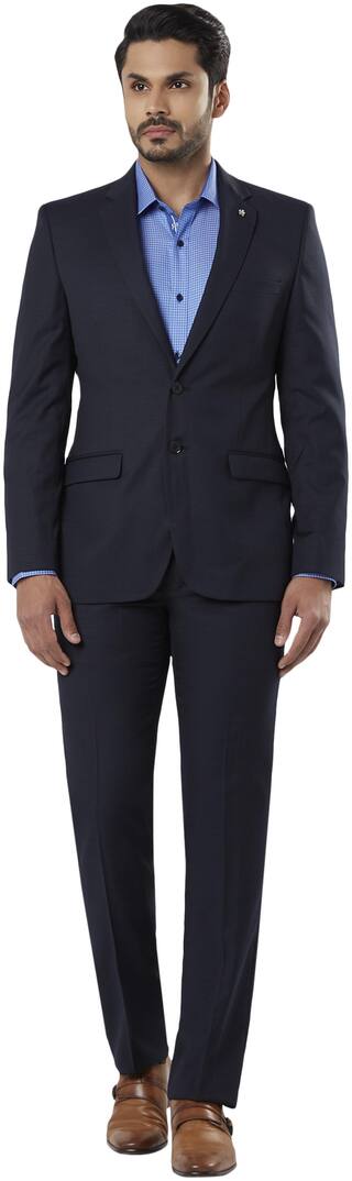 Buy Raymond Men Polyester Single Breasted Suit Blue Online At Low Prices In India Paytmmall Com Men wear suits not only for style but are also closer to their style, and today we will share with you the top 10 suit brands in india. paytm mall