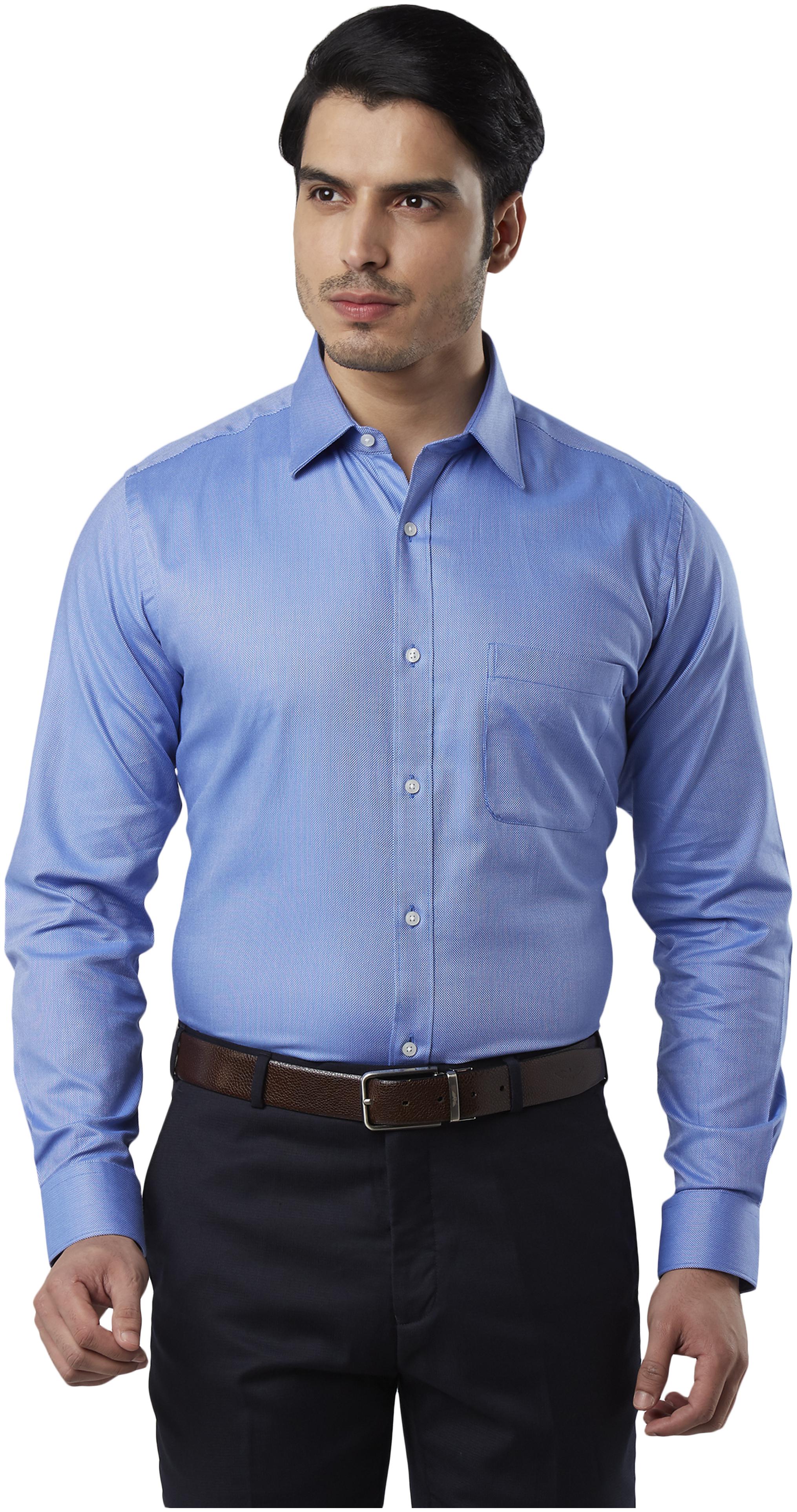 

Raymond Men Slim fit Formal Shirt - Blue