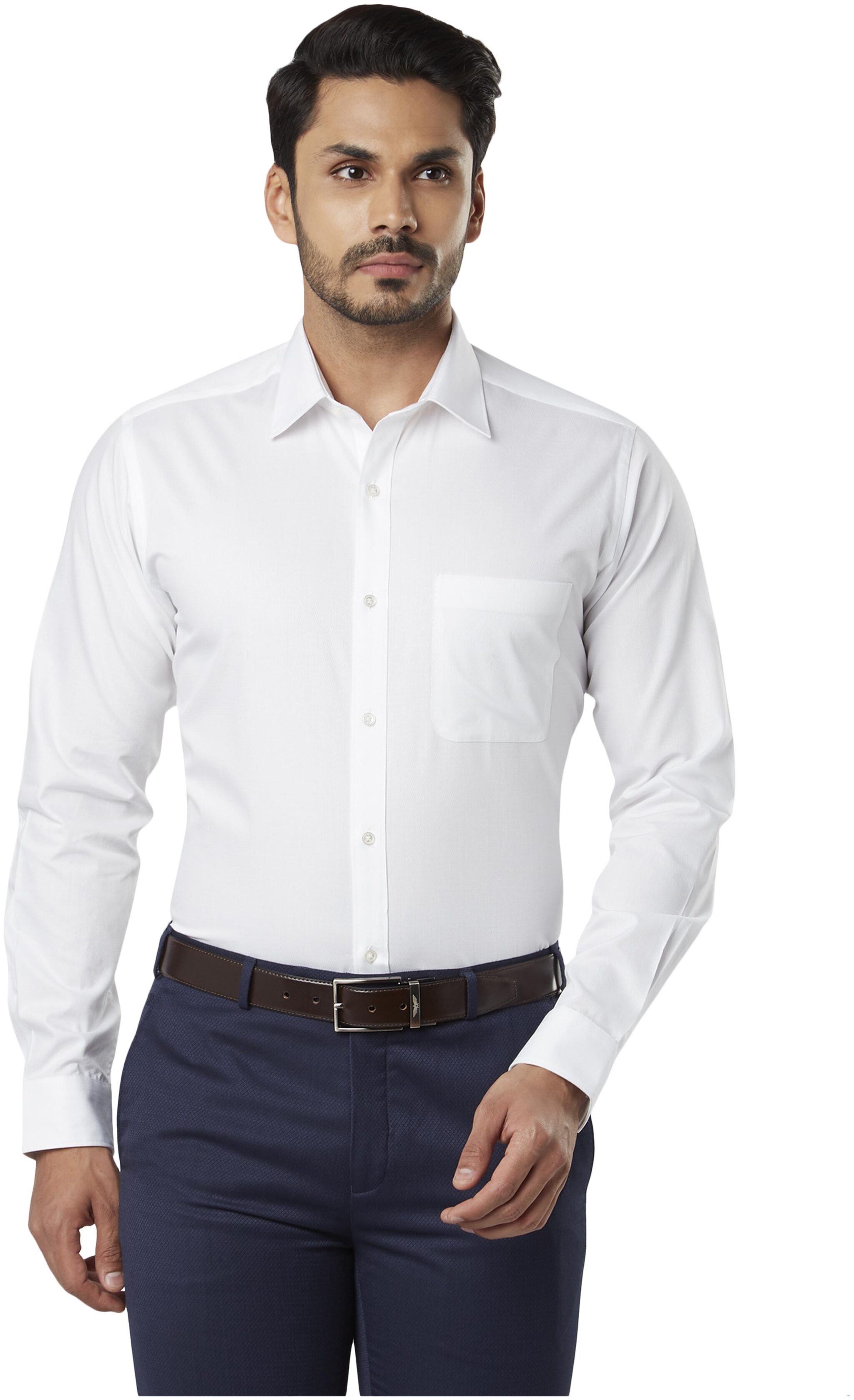

Raymond Men Slim fit Formal Shirt - White