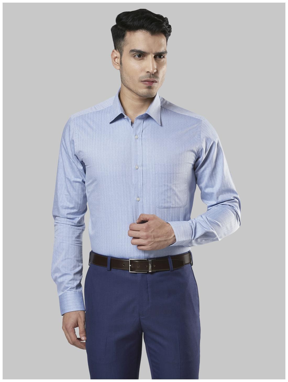 

Raymond Men Slim fit Formal Shirt - Blue