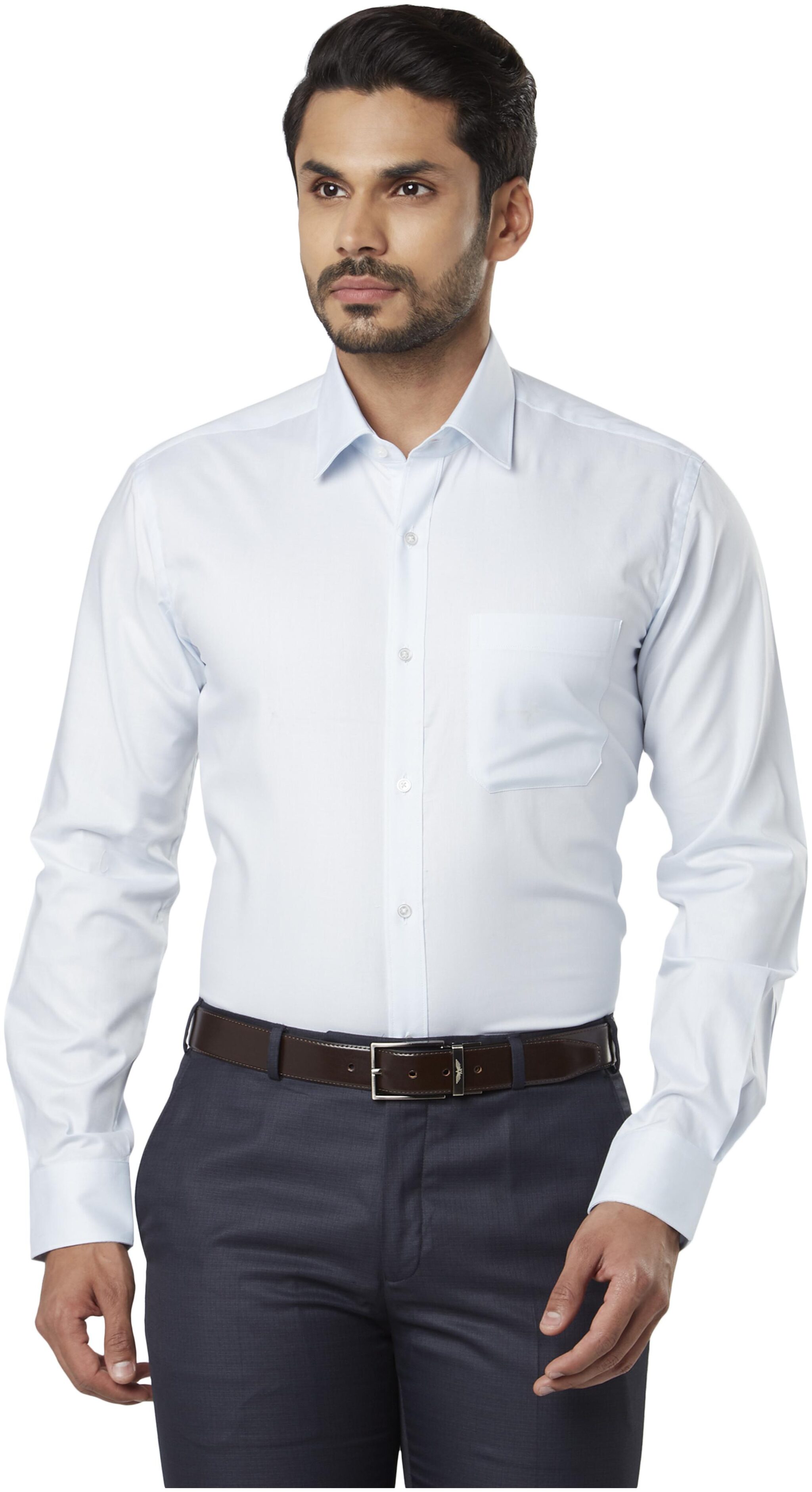 

Raymond Men Regular fit Formal Shirt - Blue