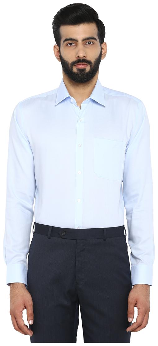 

Raymond Men Regular fit Formal Shirt - Blue